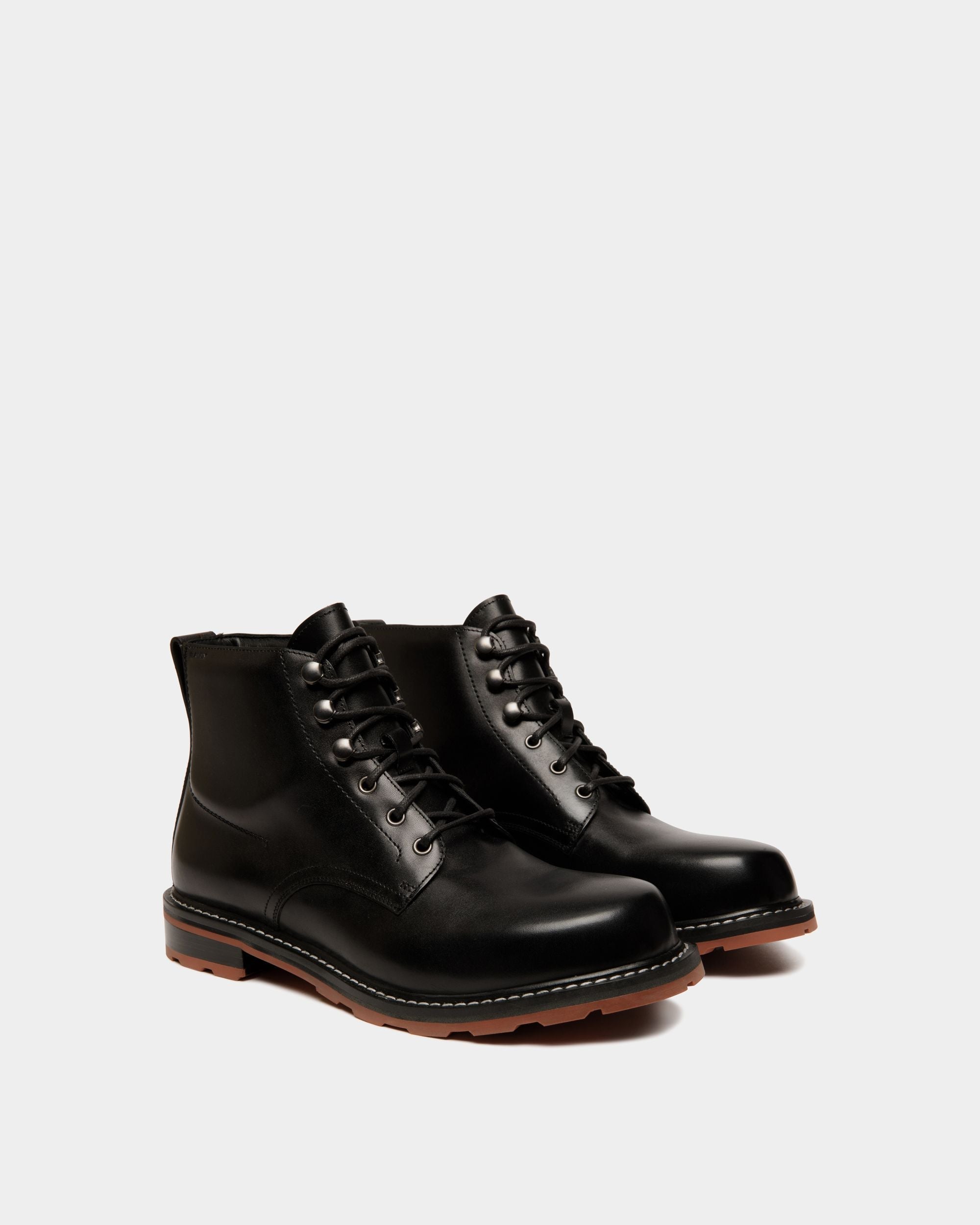 Bally Global - Winter Capsule Bootie in Black Leather - Black