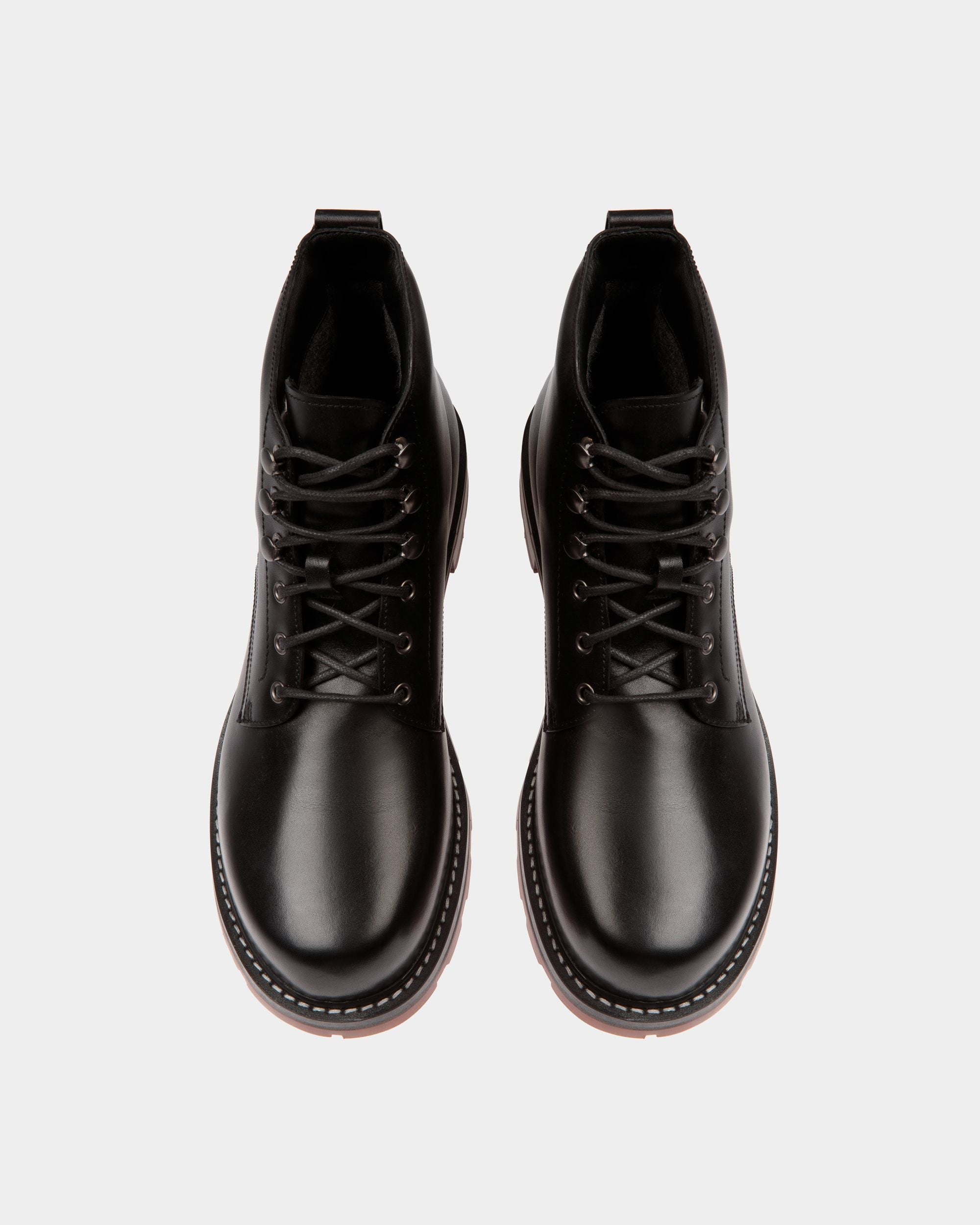 Bally Global - Winter Capsule Bootie in Black Leather - Black