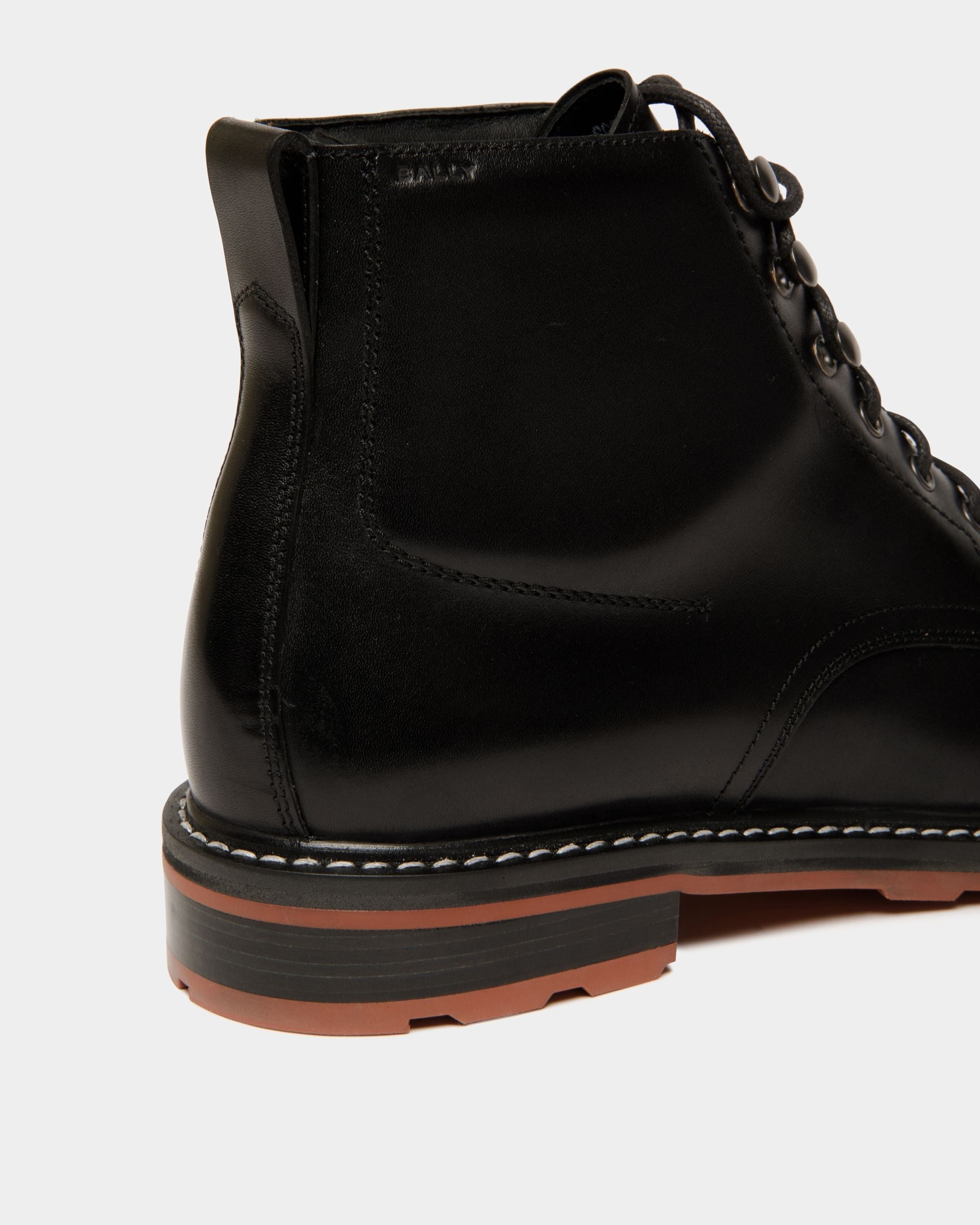 Bally Global - Winter Capsule Bootie in Black Leather - Black