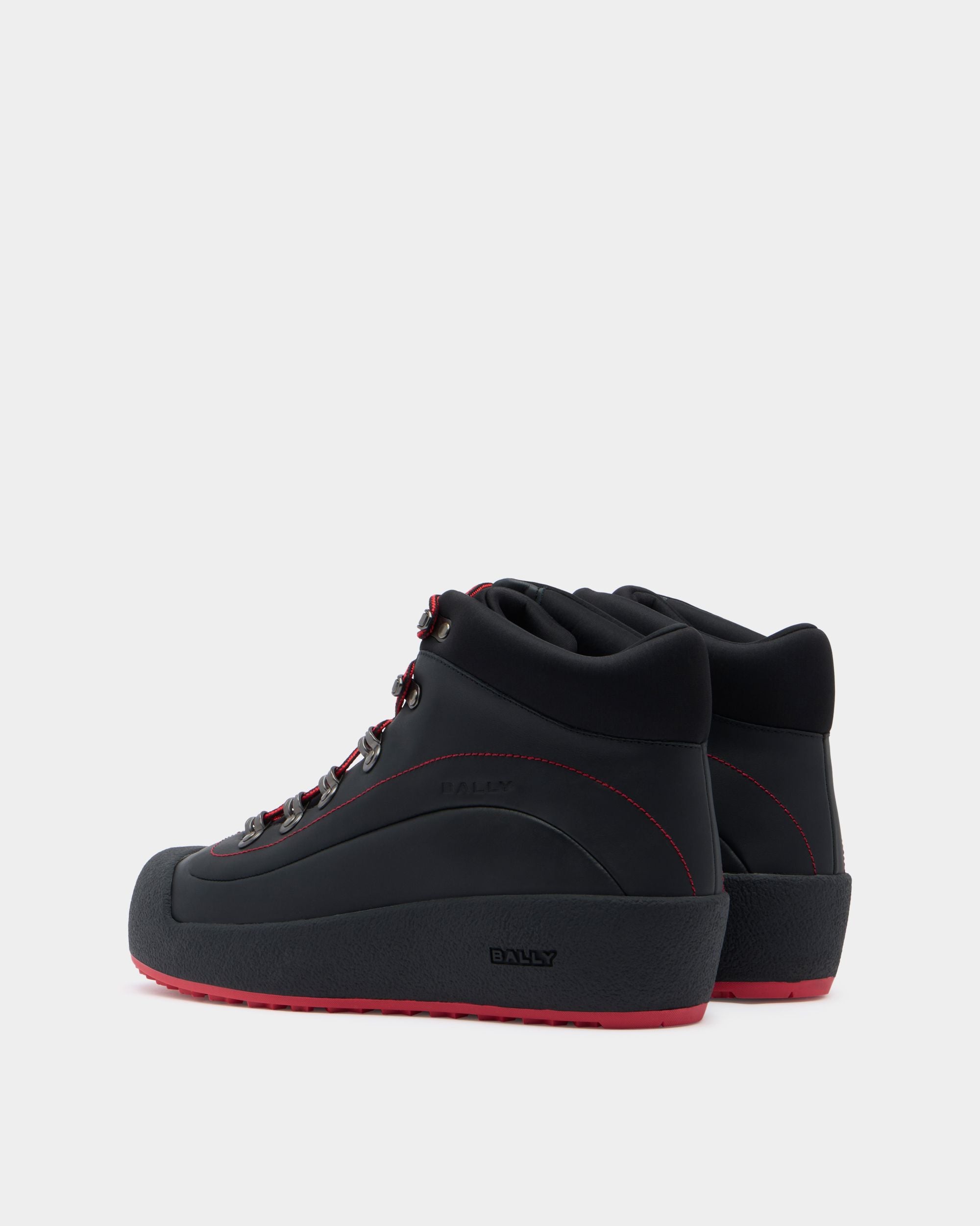 Bally Global - Bally Curling Bootie in Black Leather - Black