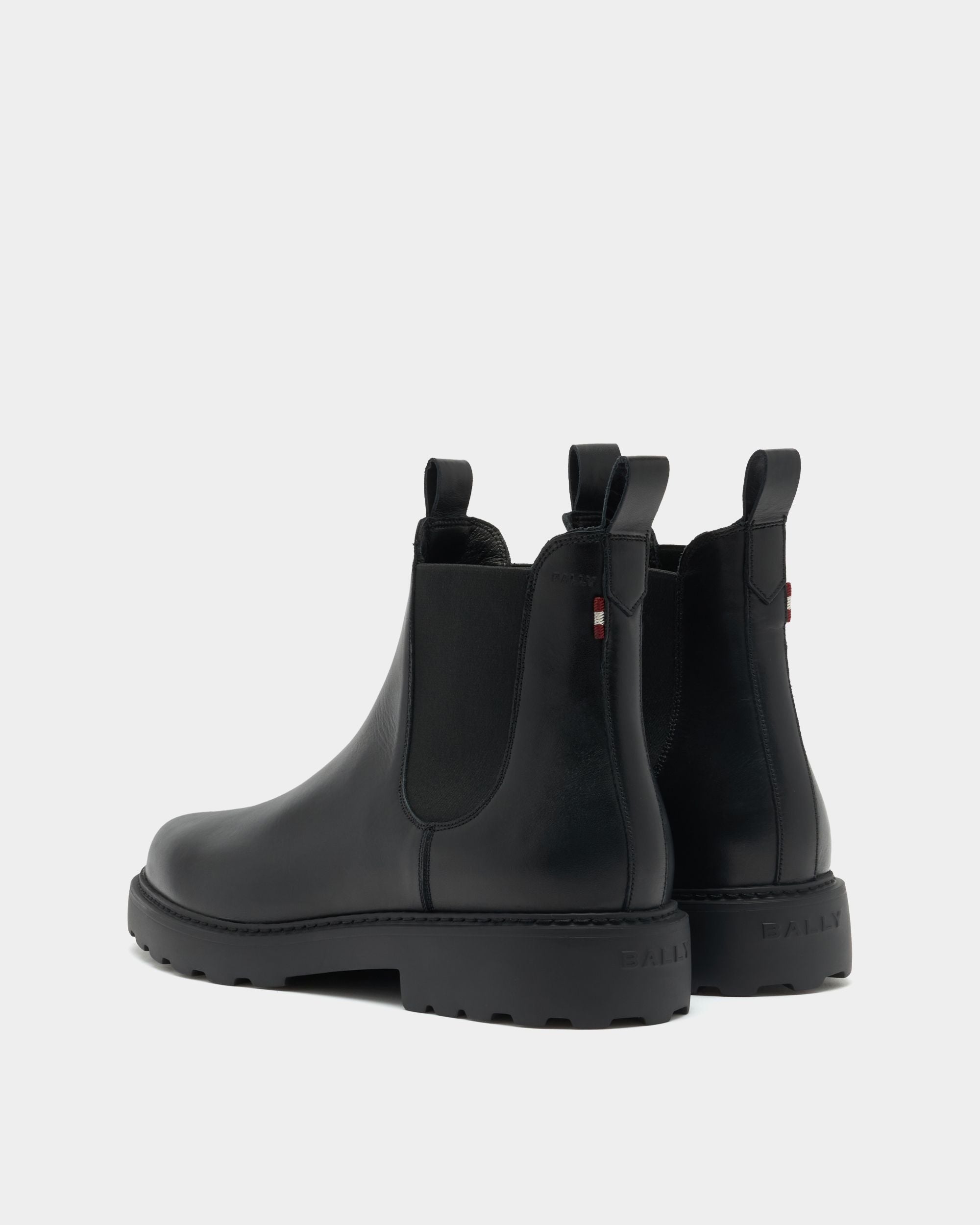 Bally Global - Gusto Bootie in Black Leather - Black