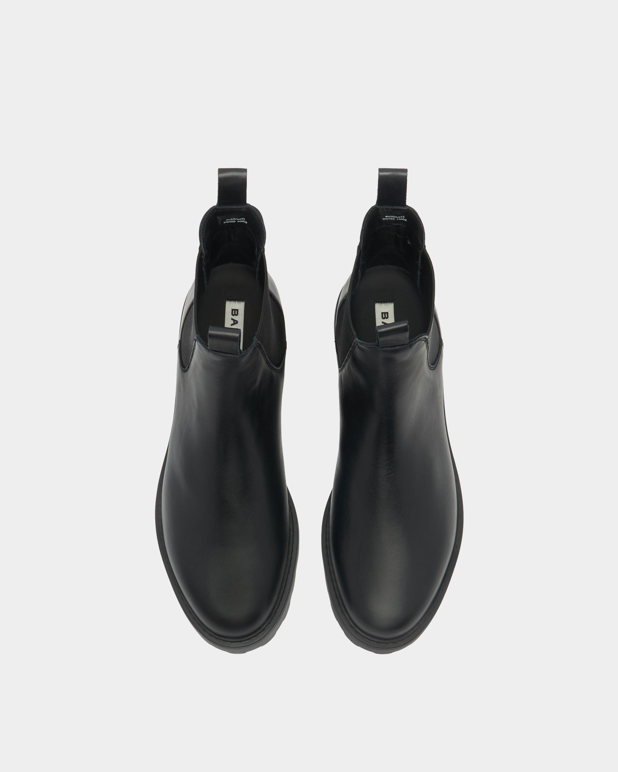 Bally Global - Gusto Bootie in Black Leather - Black