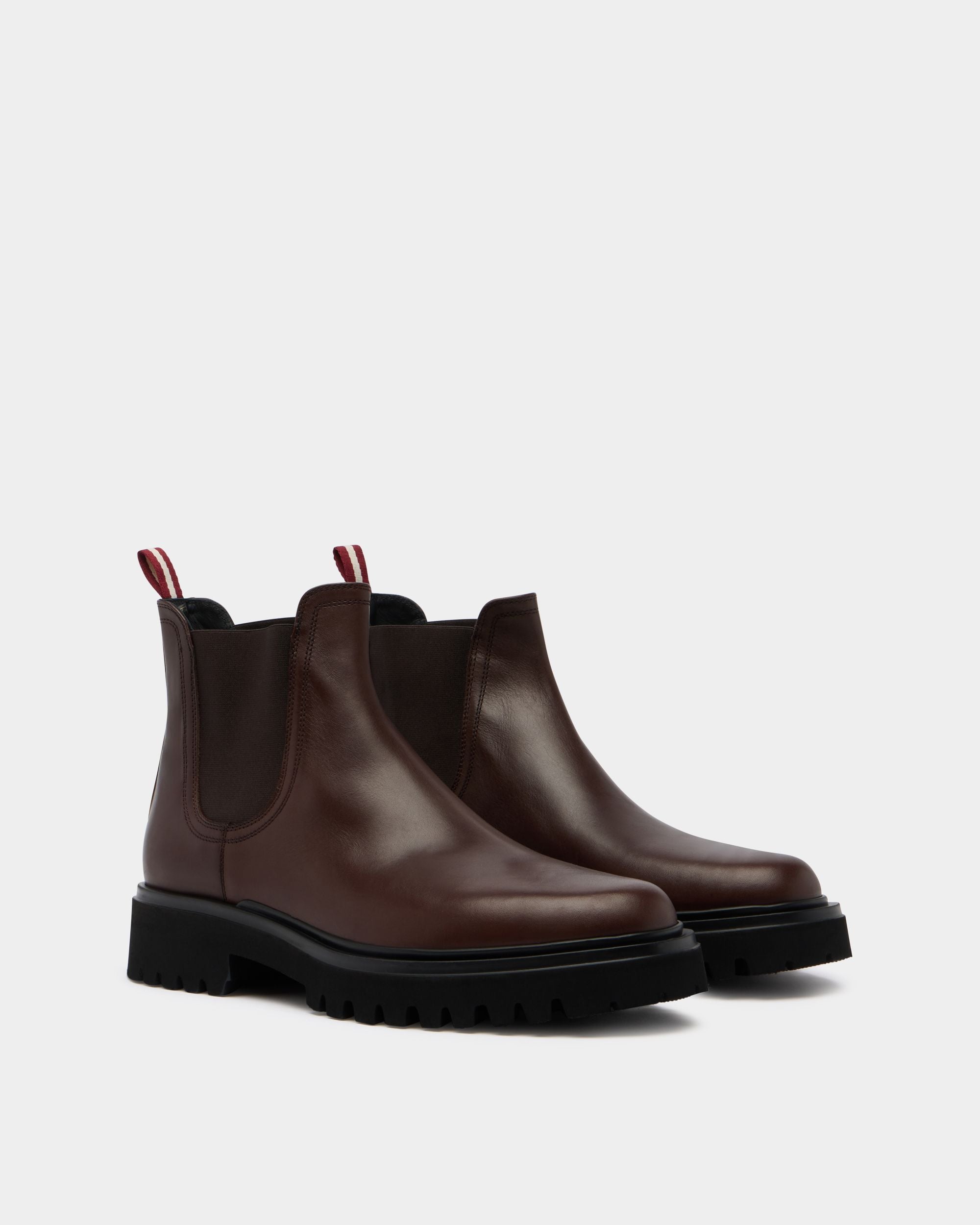 Bally Global - Onyce Bootie in Brown Leather - Brown