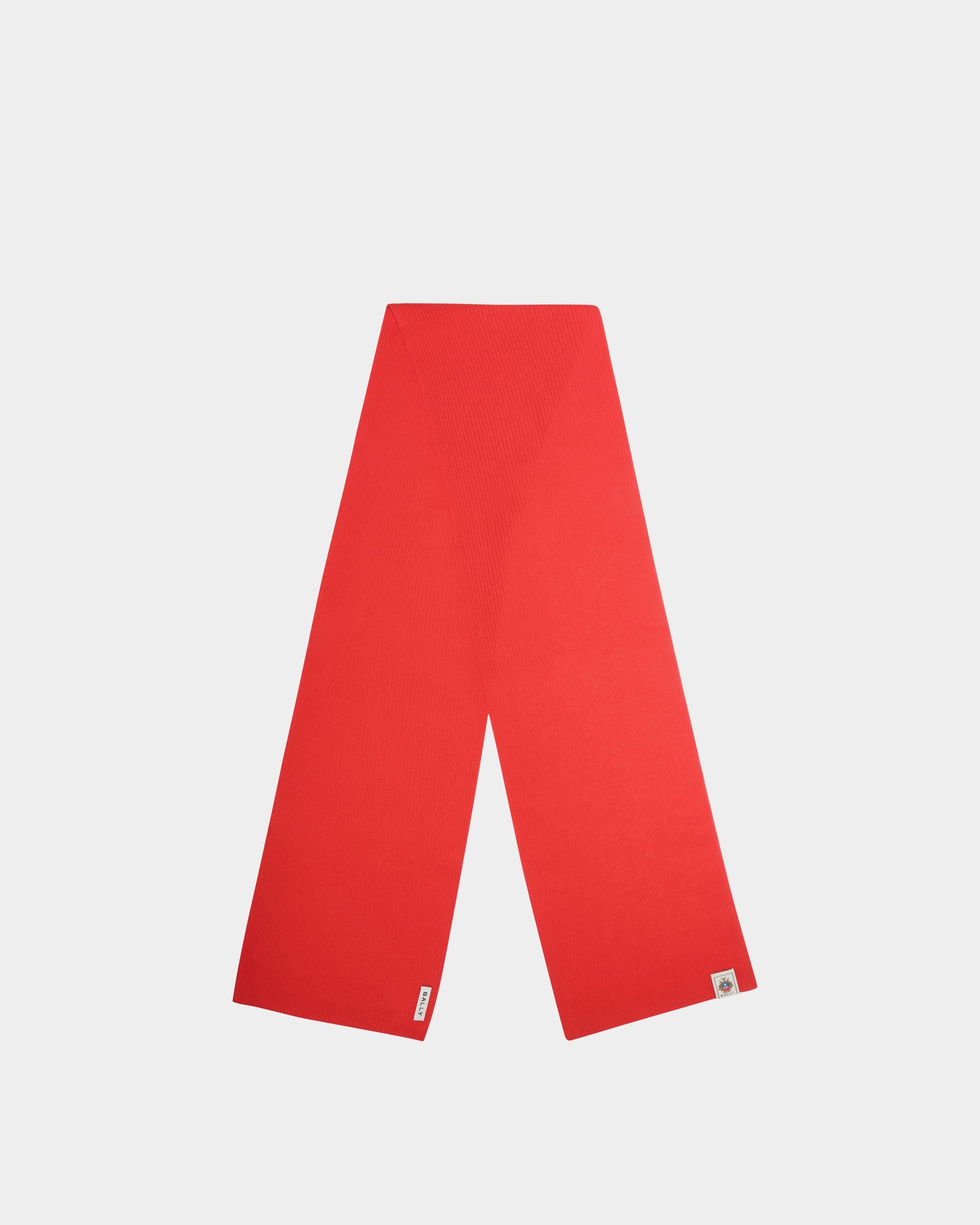 Bally Global - Scarf Scarf In Red Wool - Red