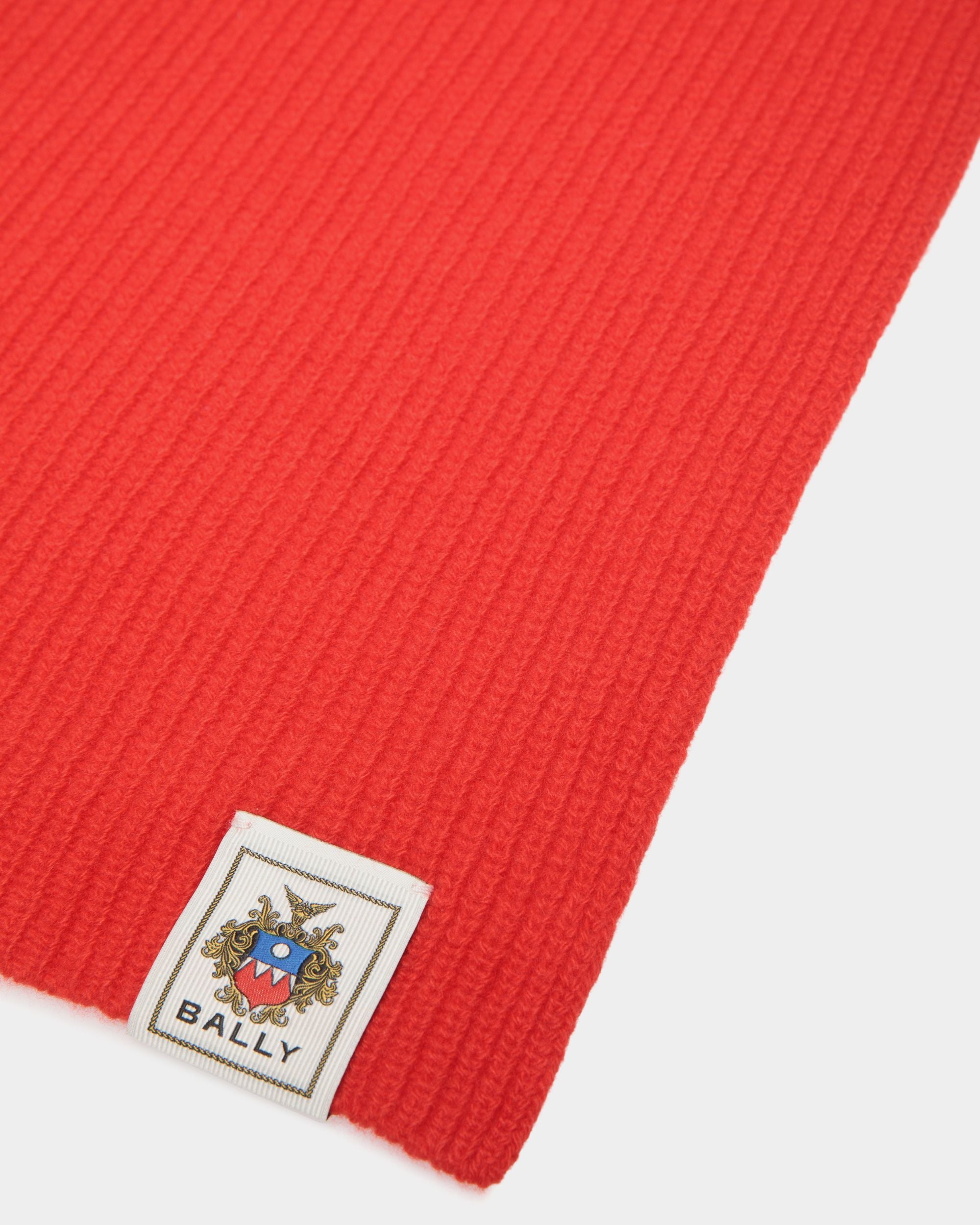 Bally Global - Scarf Scarf In Red Wool - Red