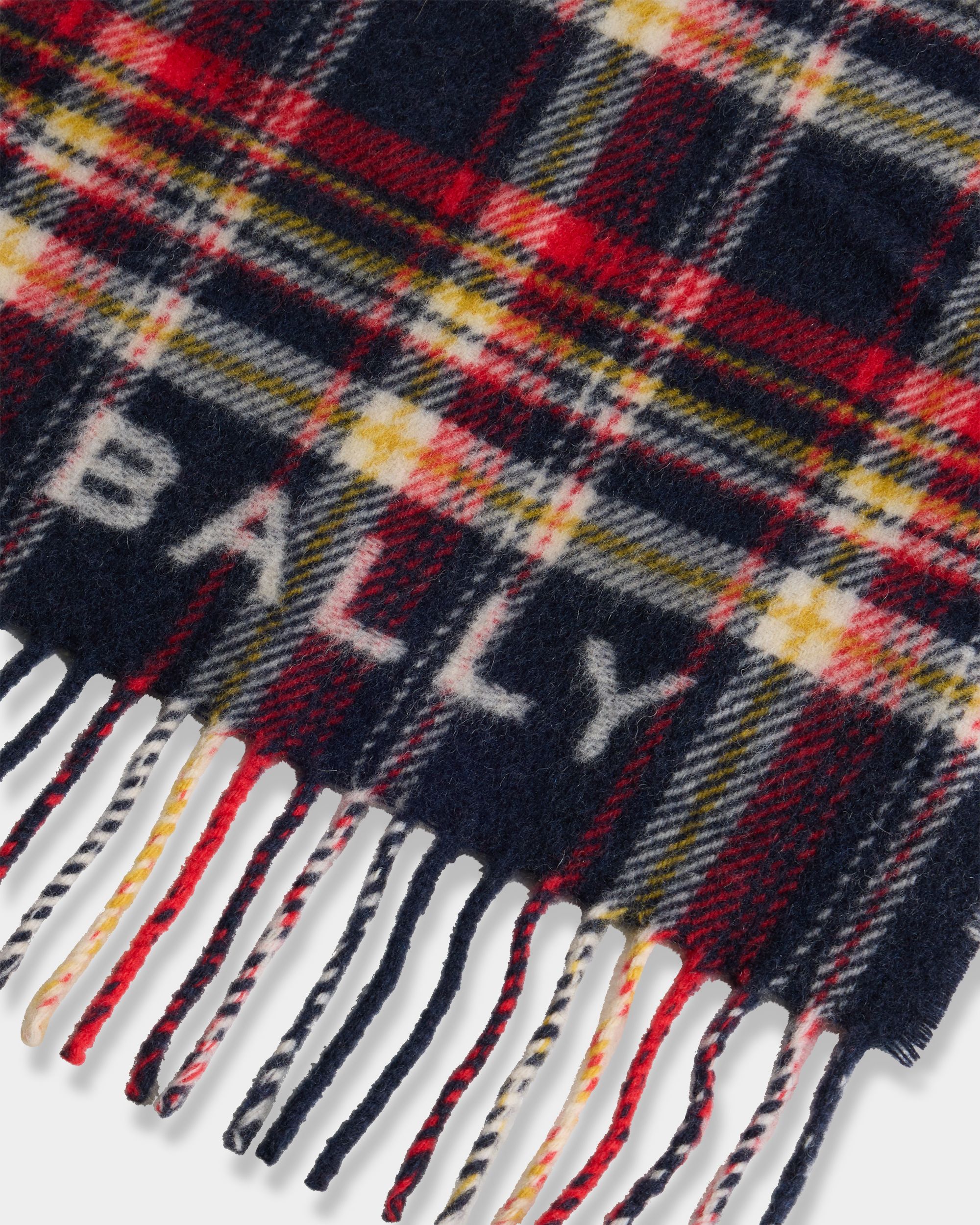 Bally Global - Scarf with a Tartan Motif in Multicolor Wool - Multicolor