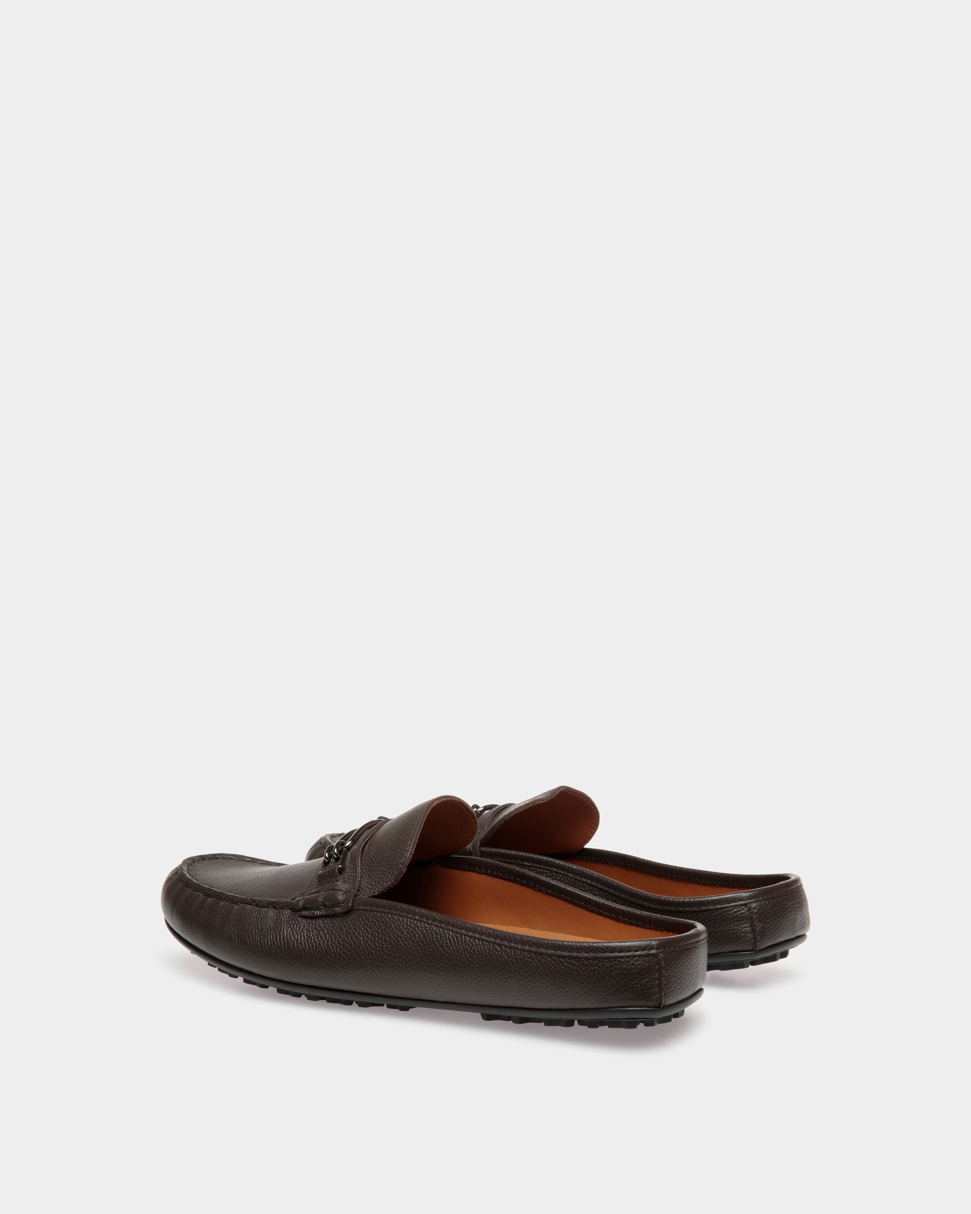 Bally Global - Villeneuve Drivers In Brown Leather - Brown