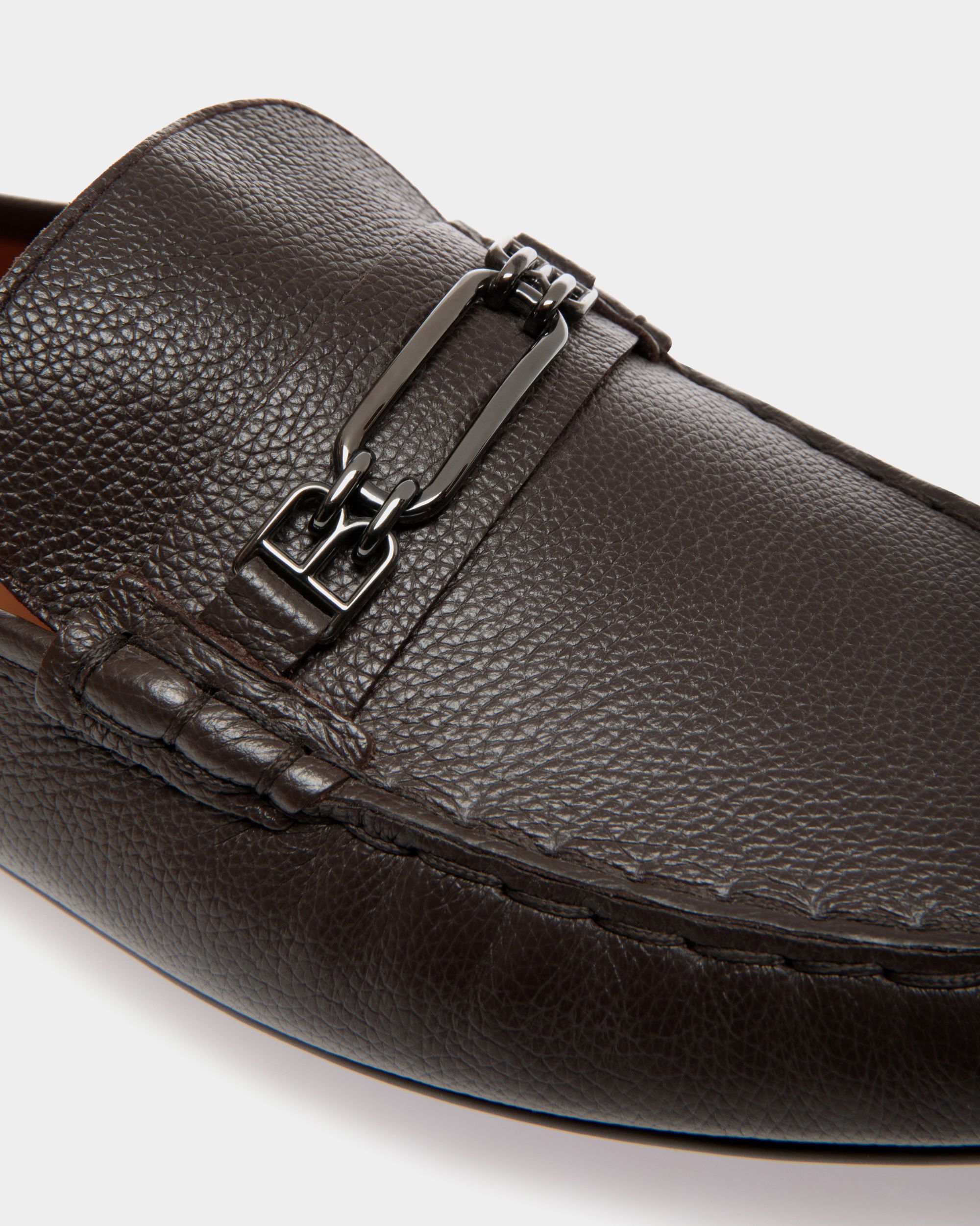 Bally Global - Villeneuve Drivers In Brown Leather - Brown