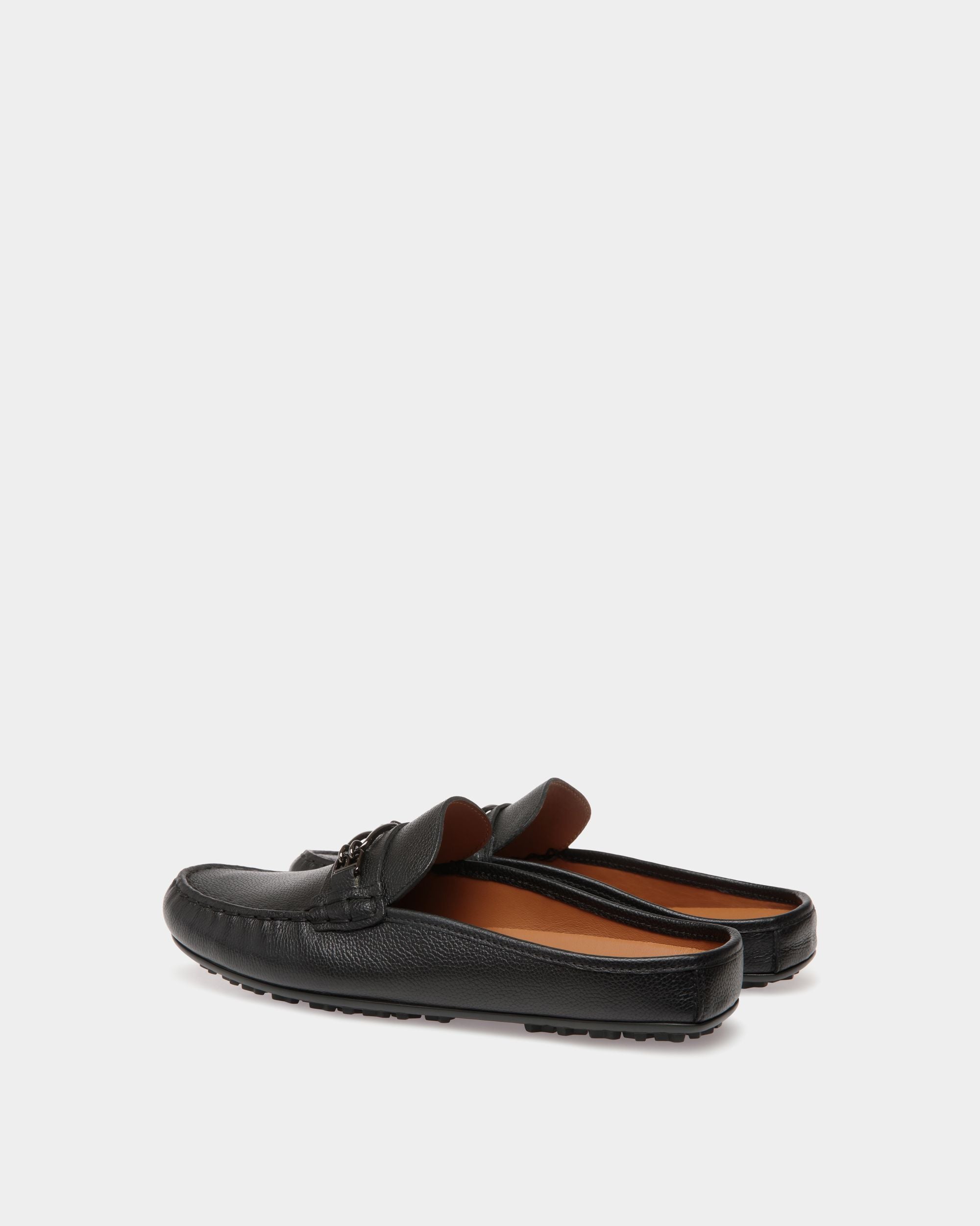 Bally Global - Villeneuve Drivers In Black Leather - Black
