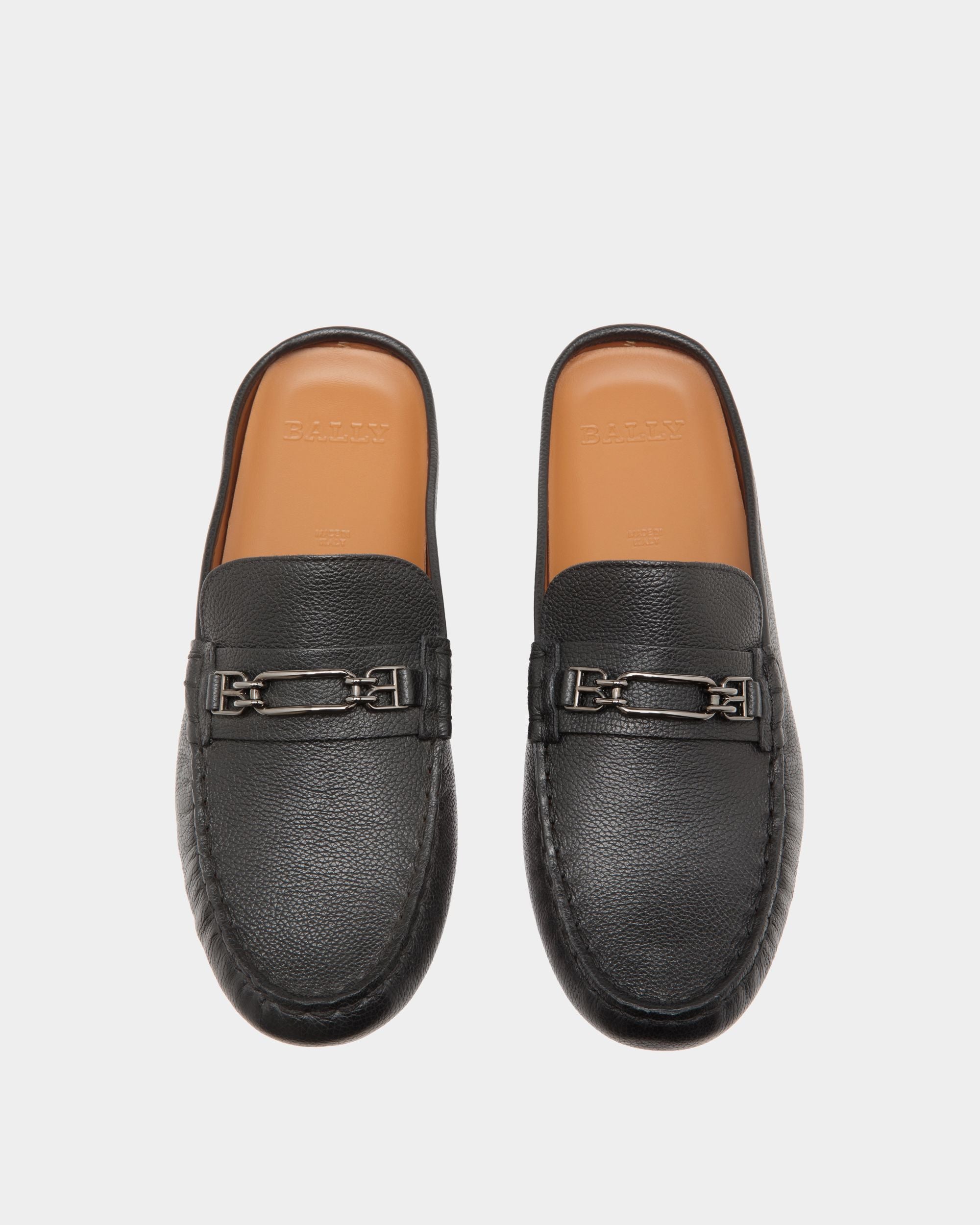 Bally Global - Villeneuve Drivers In Black Leather - Black