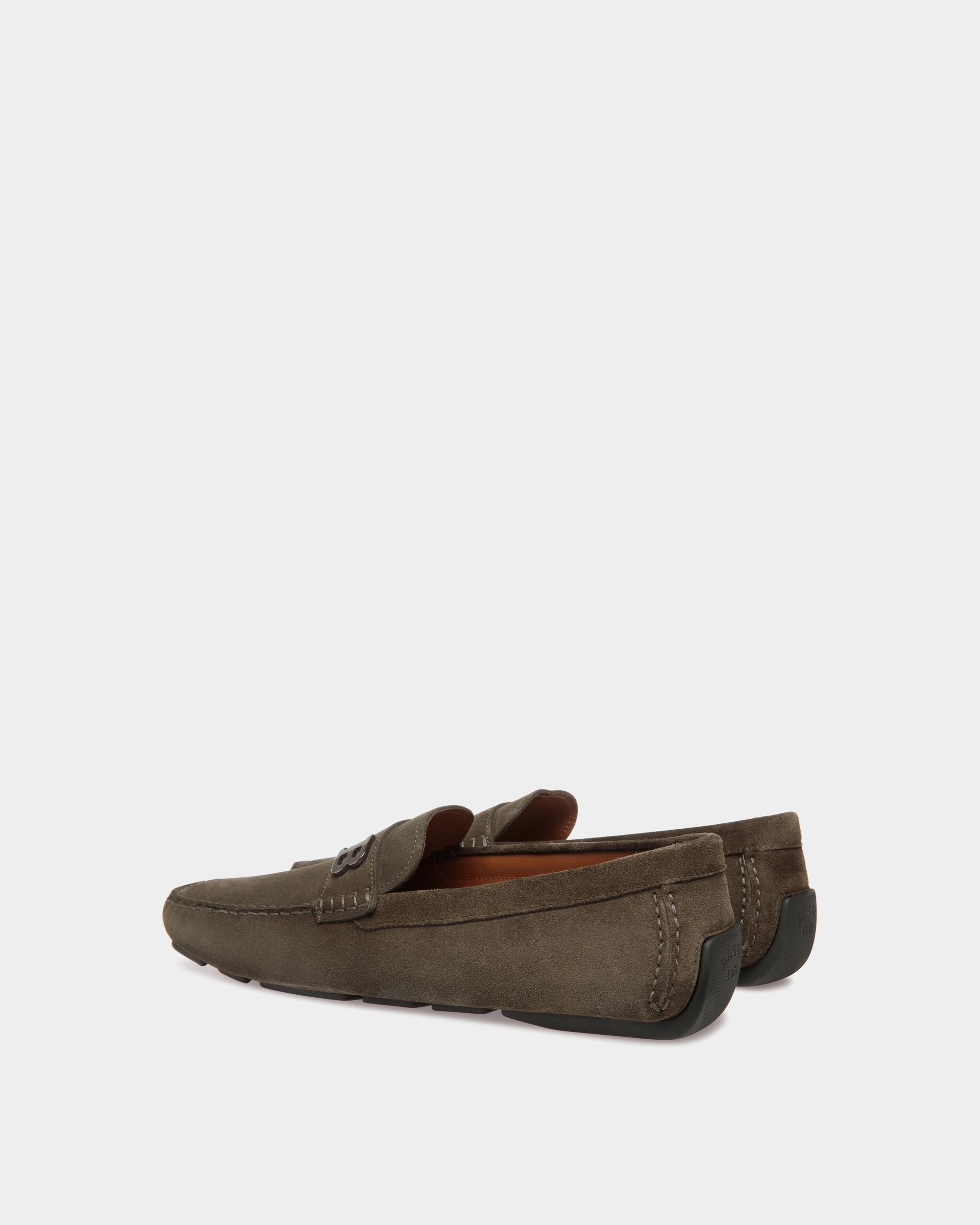 Bally Global - Zapato Driver De Ante Beige - Green