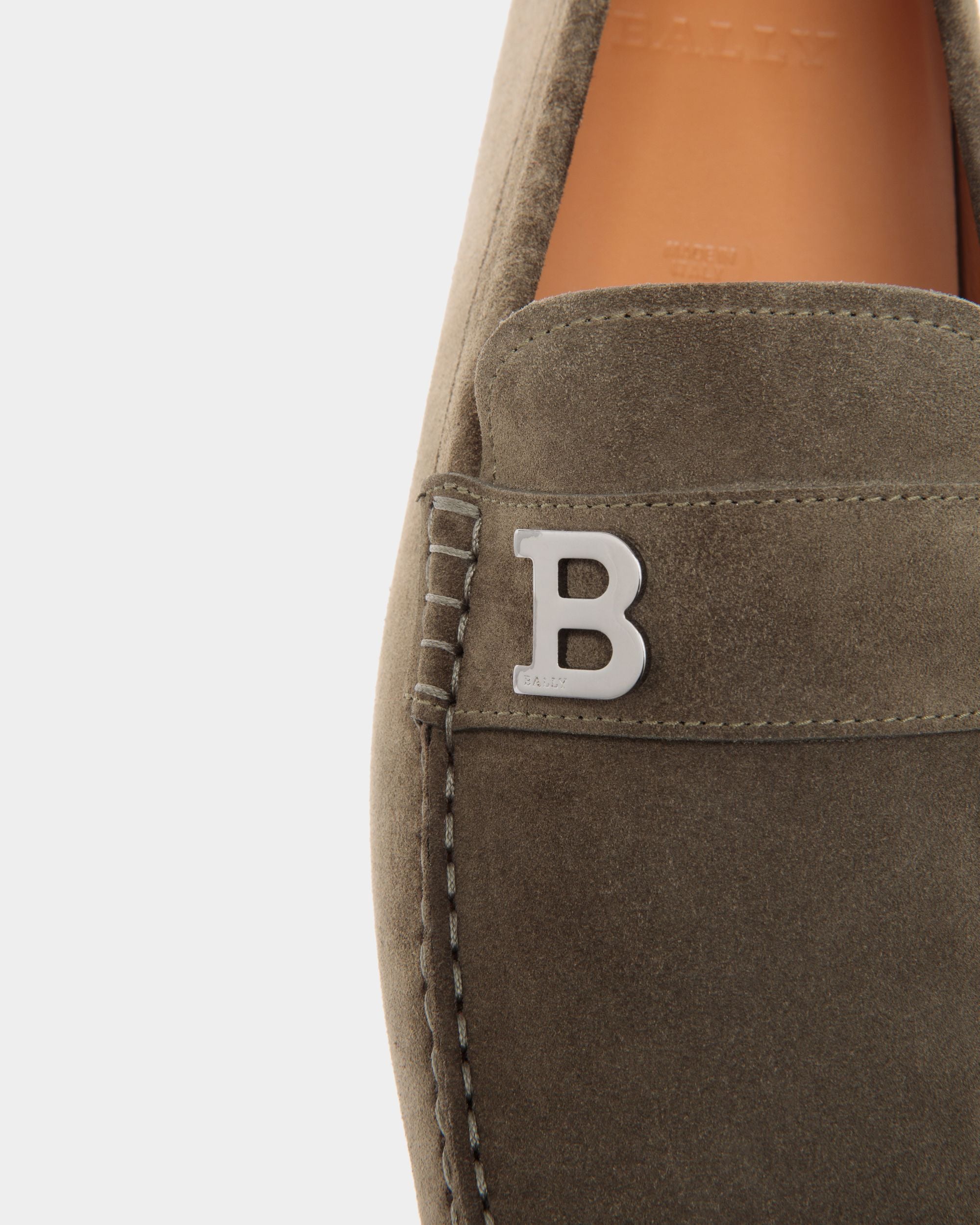 Bally Global - Zapato Driver De Ante Beige - Green