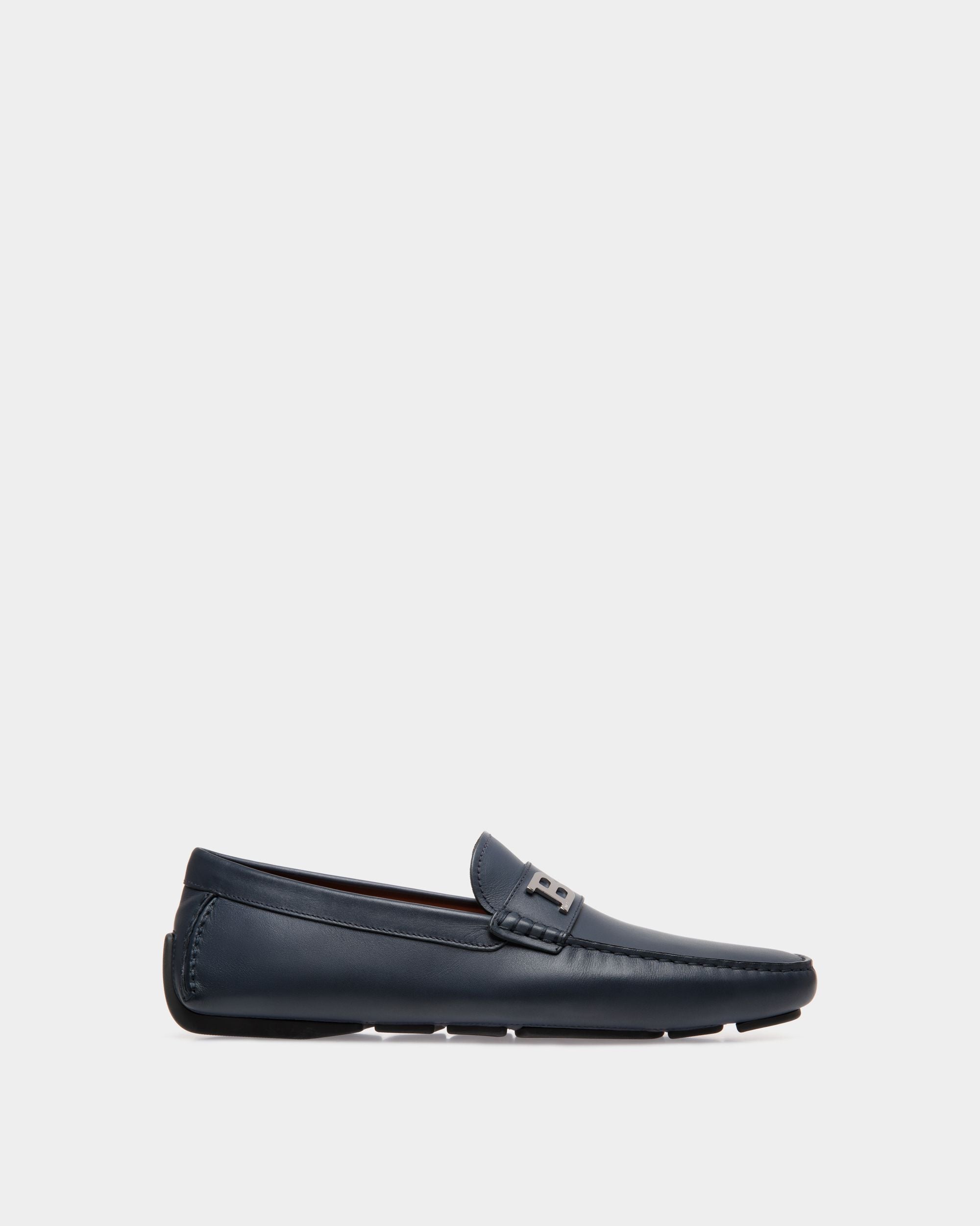 Bally Global - Driver In Blue Leather - Blue