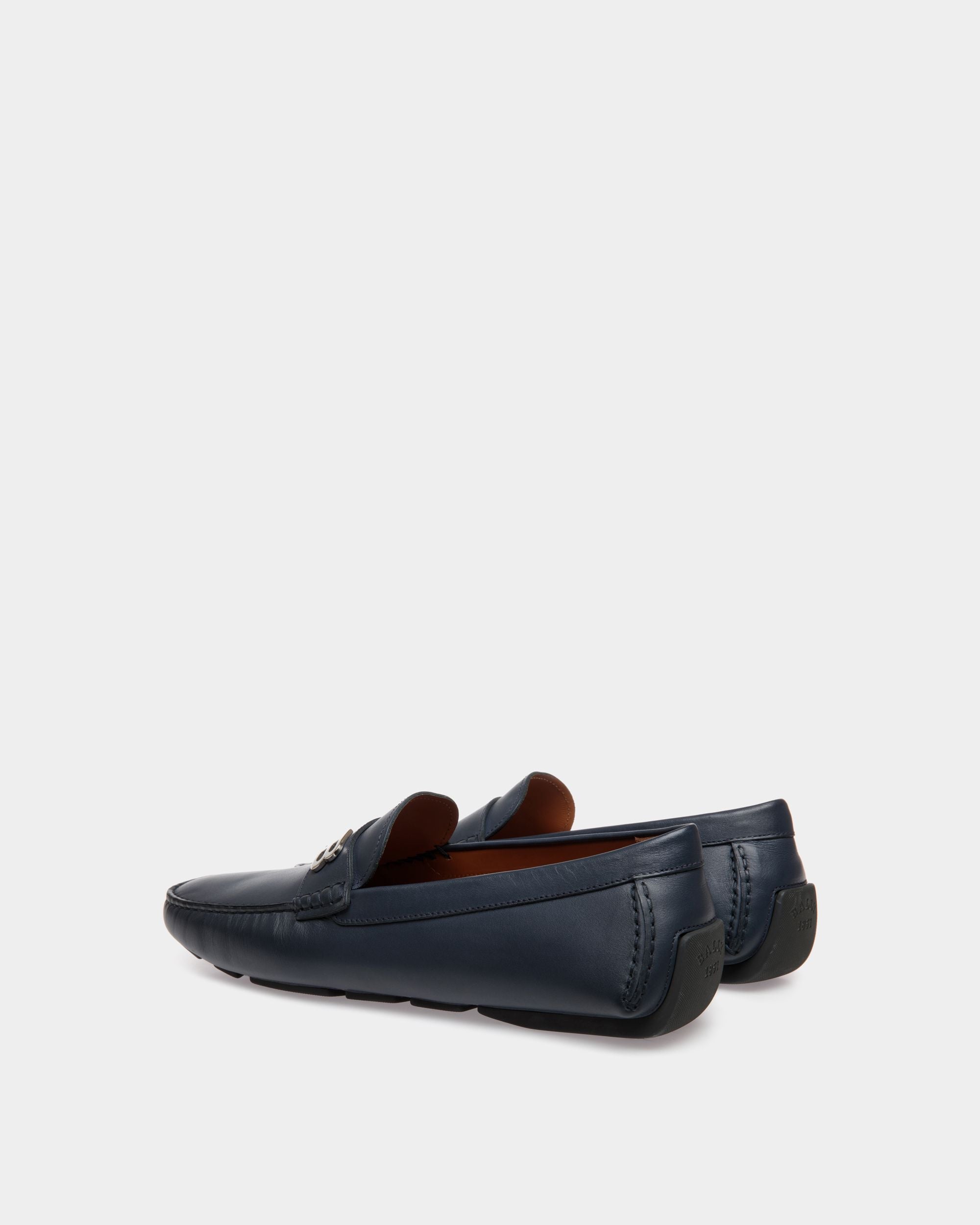 Bally Global - Driver In Blue Leather - Blue