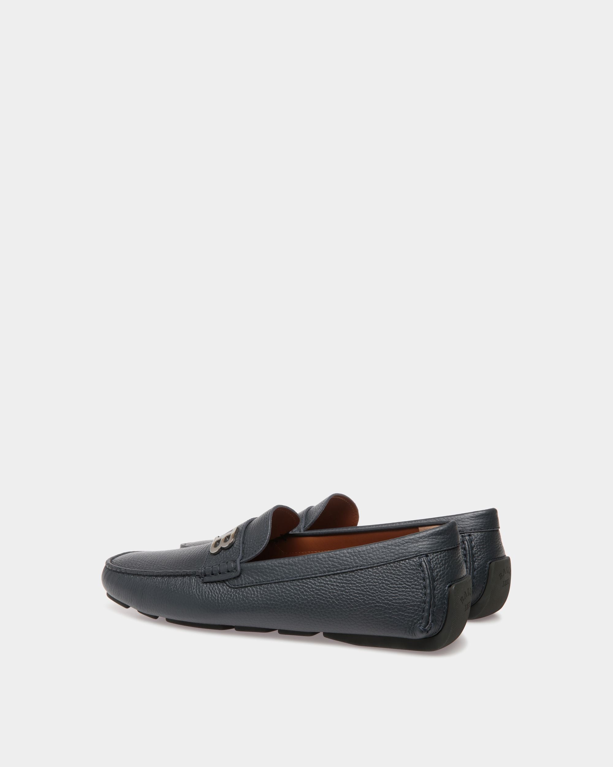 Bally Global - Driver In Blue Leather - Blue