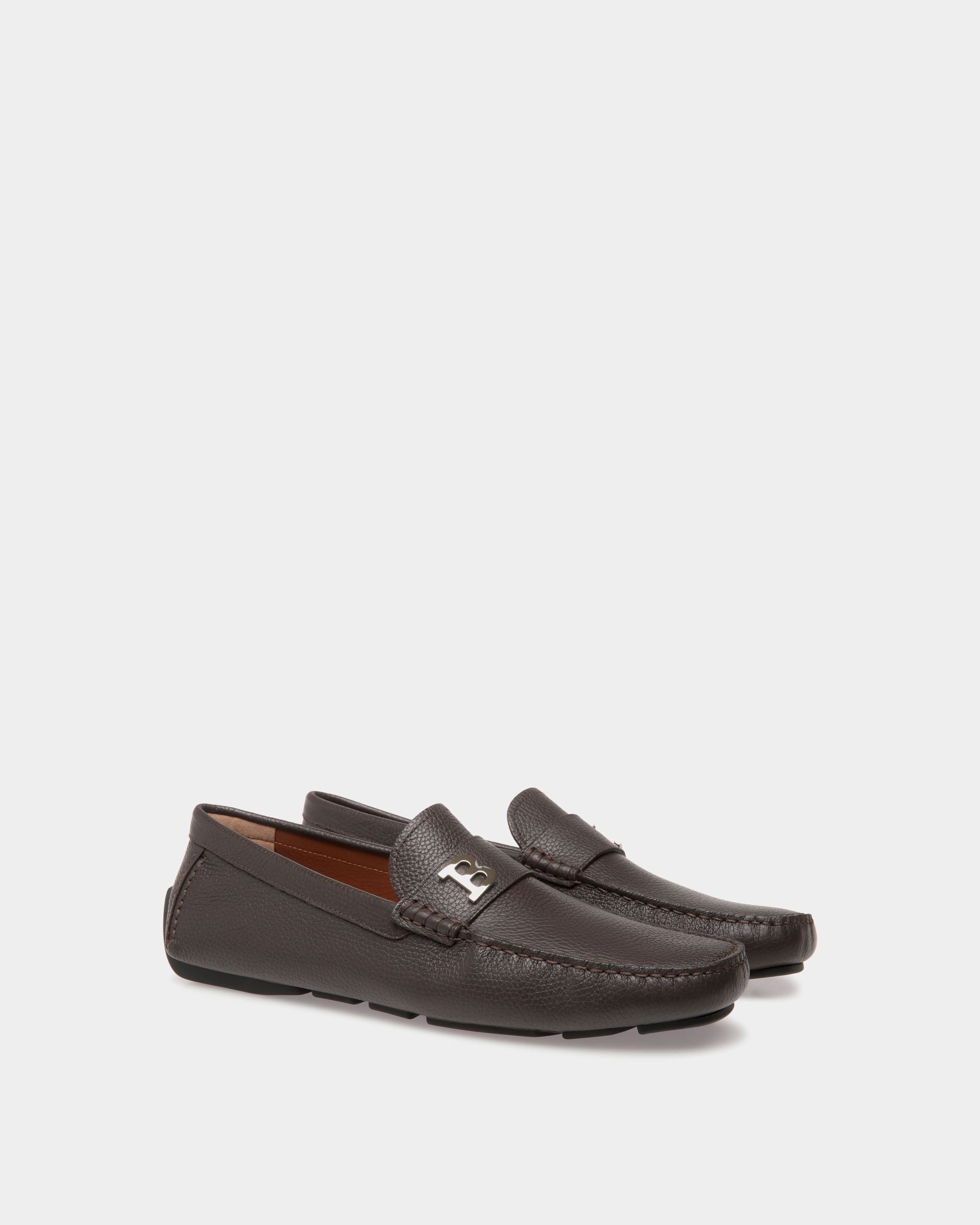 Bally Global - Driver In Brown Leather - Brown