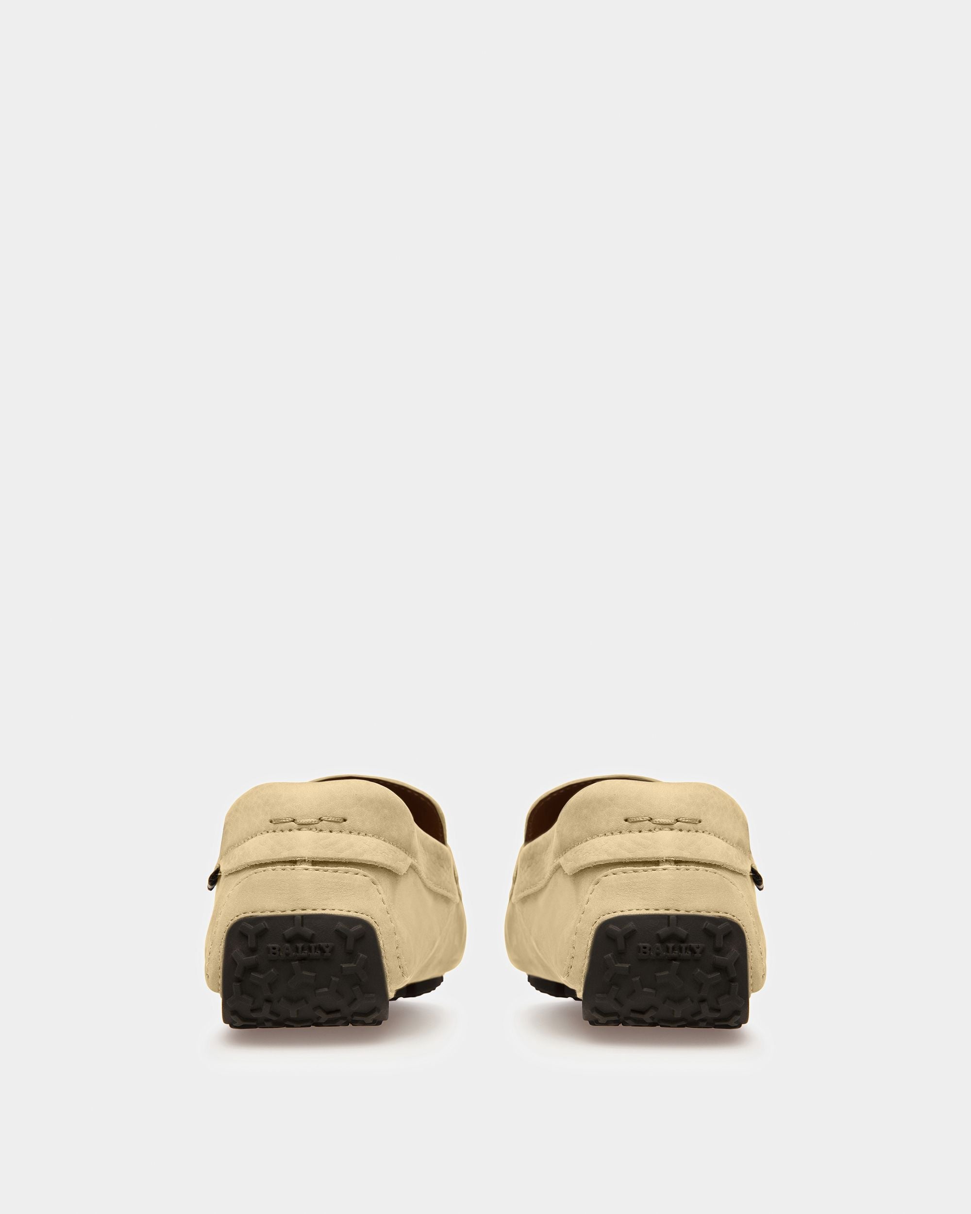 Bally Global - Pier Leather Drivers In Fossil - Beige