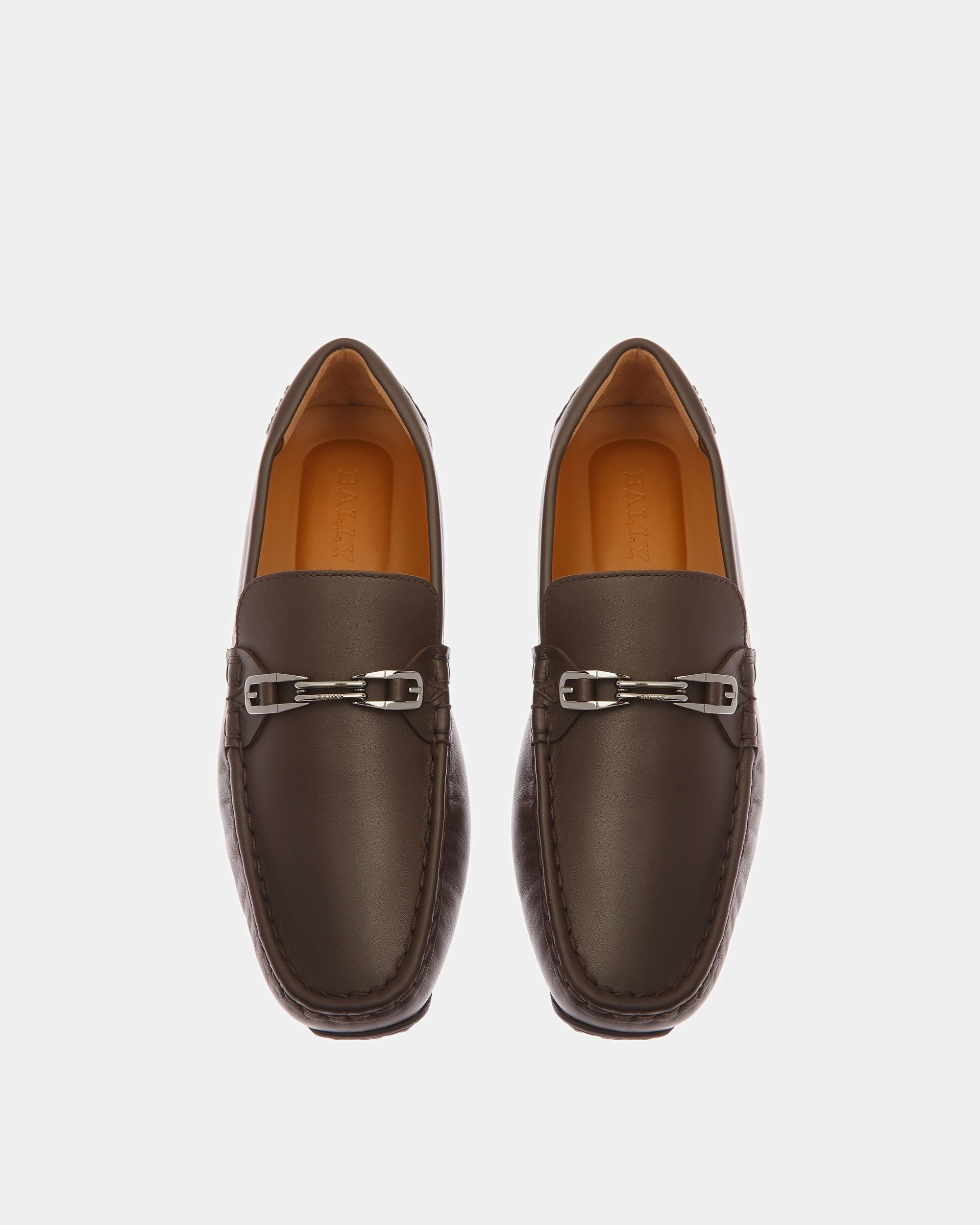 Bally Global - Pinter Leather Drivers In Brown - Brown