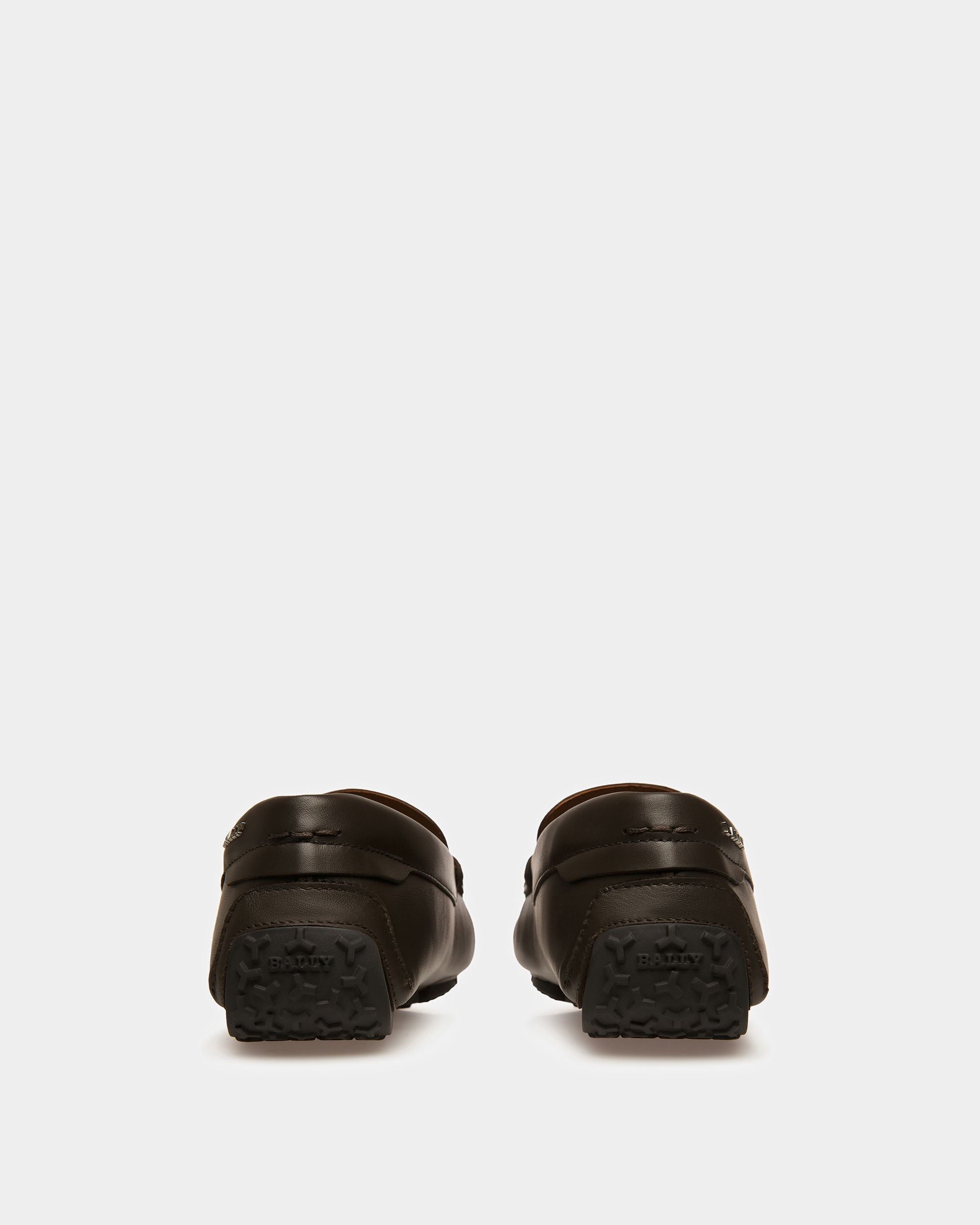 Bally Global - Pinter Leather Drivers In Brown - Brown