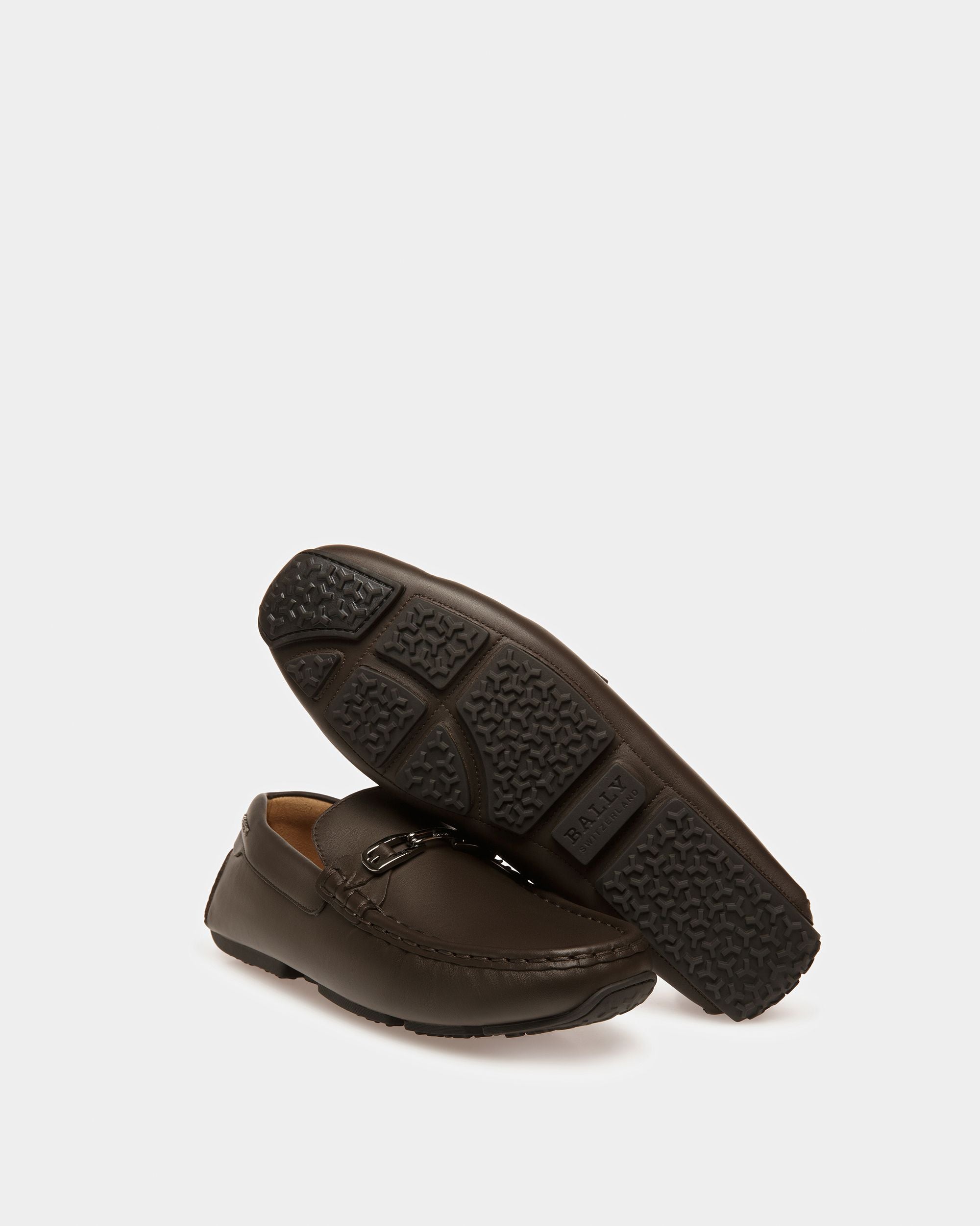 Bally Global - Pinter Leather Drivers In Brown - Brown