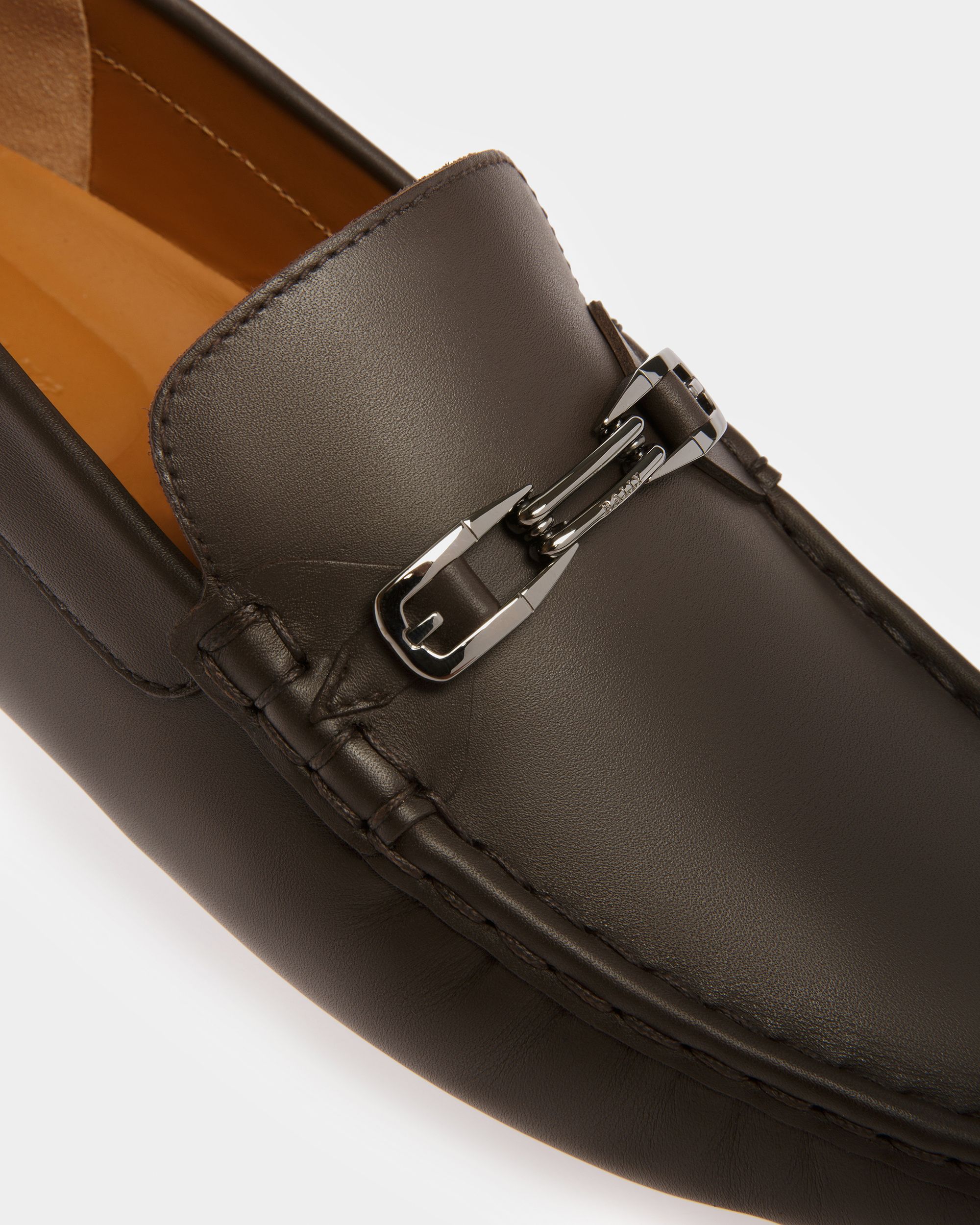 Bally Global - Pinter Leather Drivers In Brown - Brown
