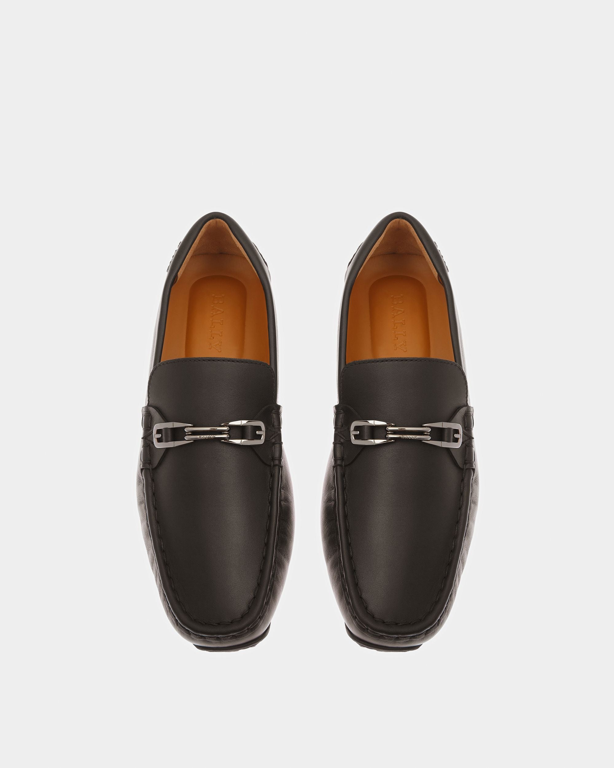 Bally Global - Pinter Leather Drivers In Black - Black