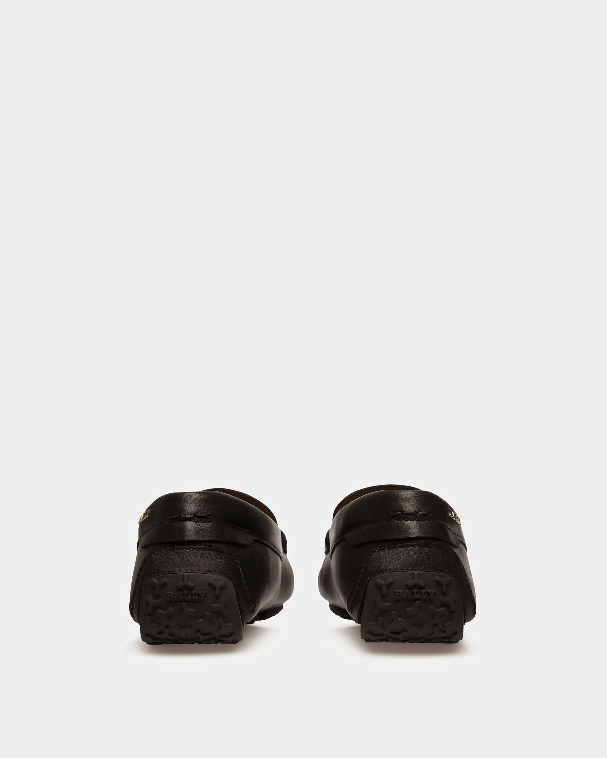 Bally Global - Pinter Leather Drivers In Black - Black
