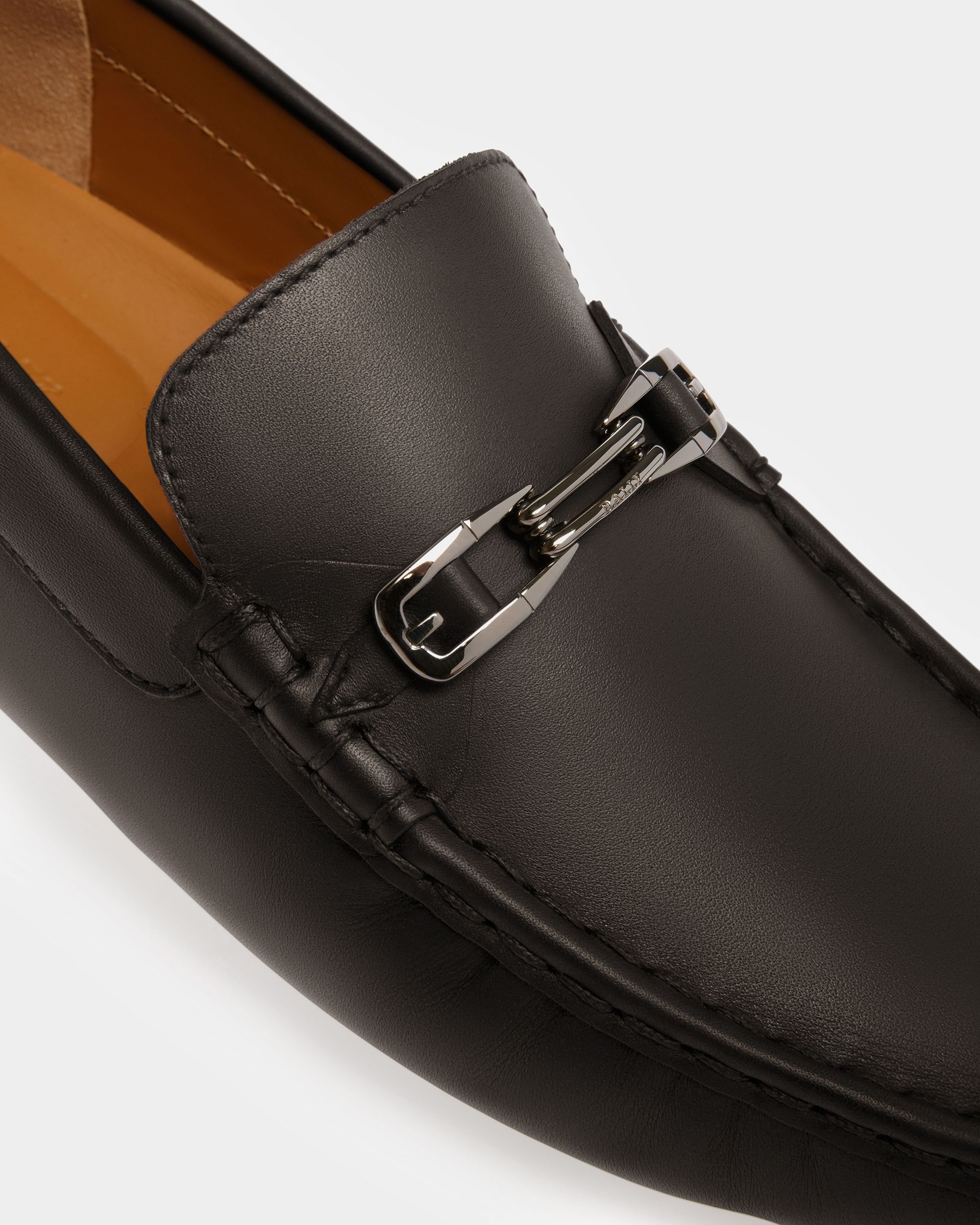 Bally Global - Pinter Leather Drivers In Black - Black