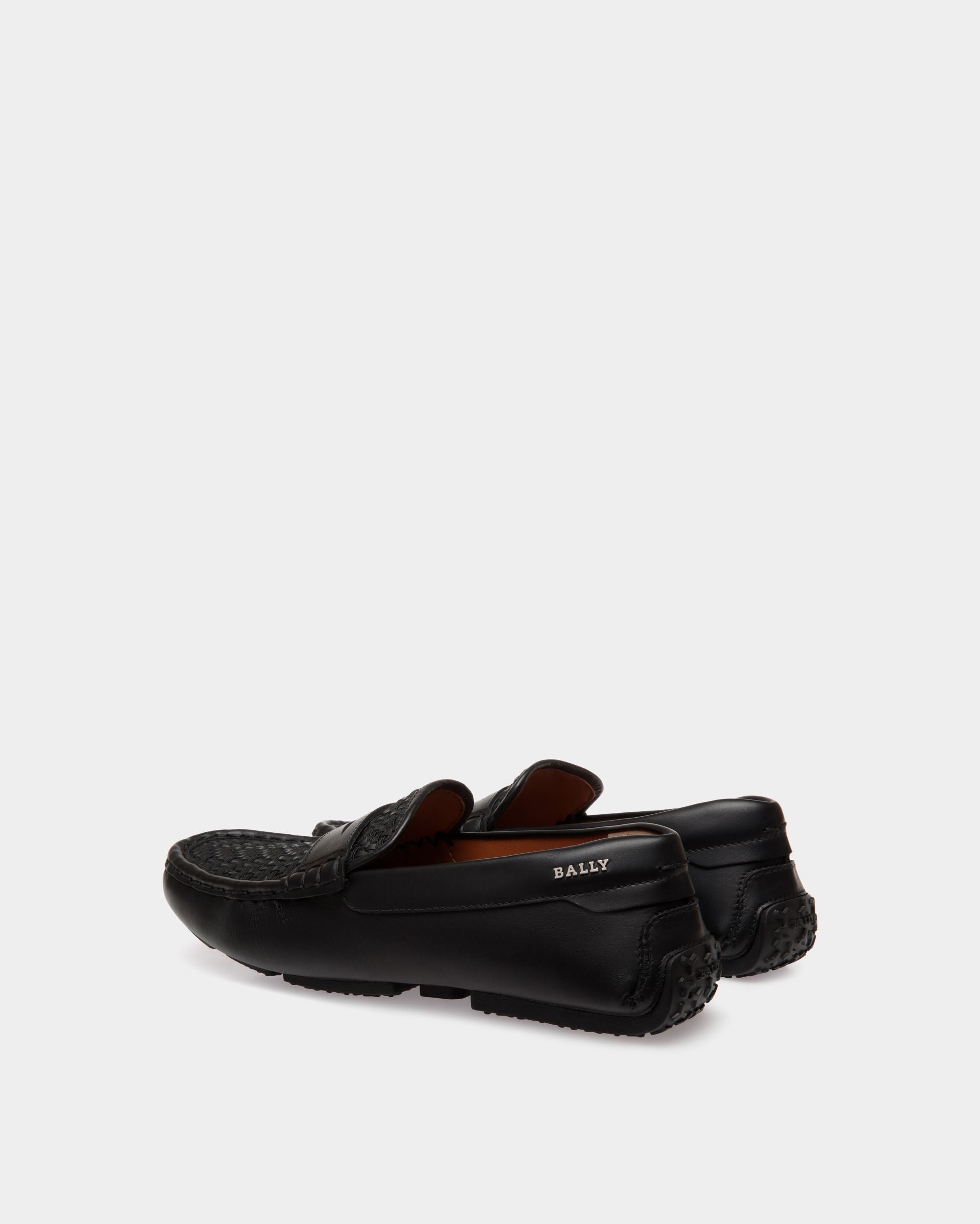 Bally Global - Pilot Drivers In Black Leather - Black