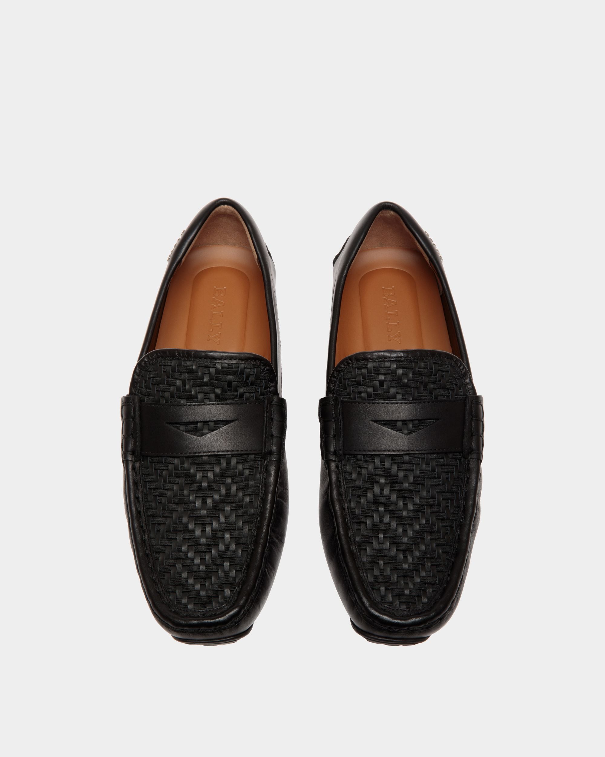 Bally Global - Pilot Drivers In Black Leather - Black