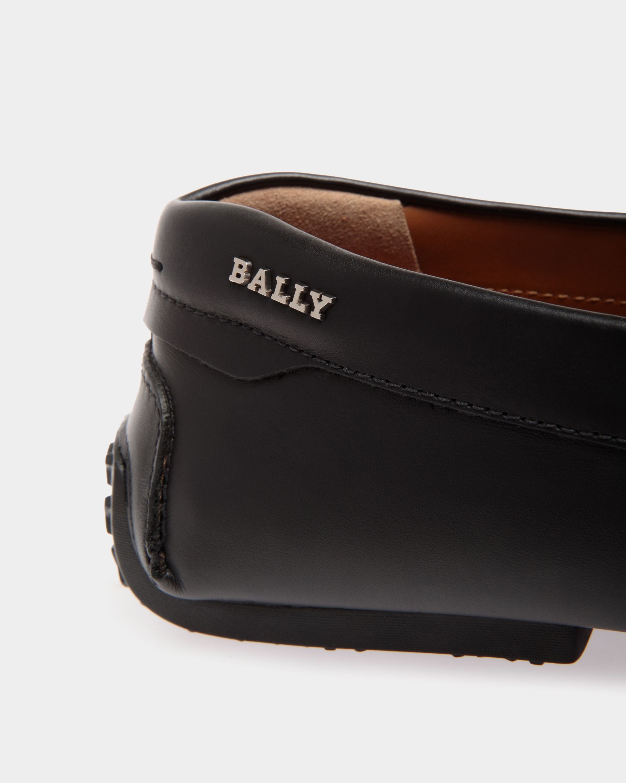 Bally Global - Pilot Drivers In Black Leather - Black