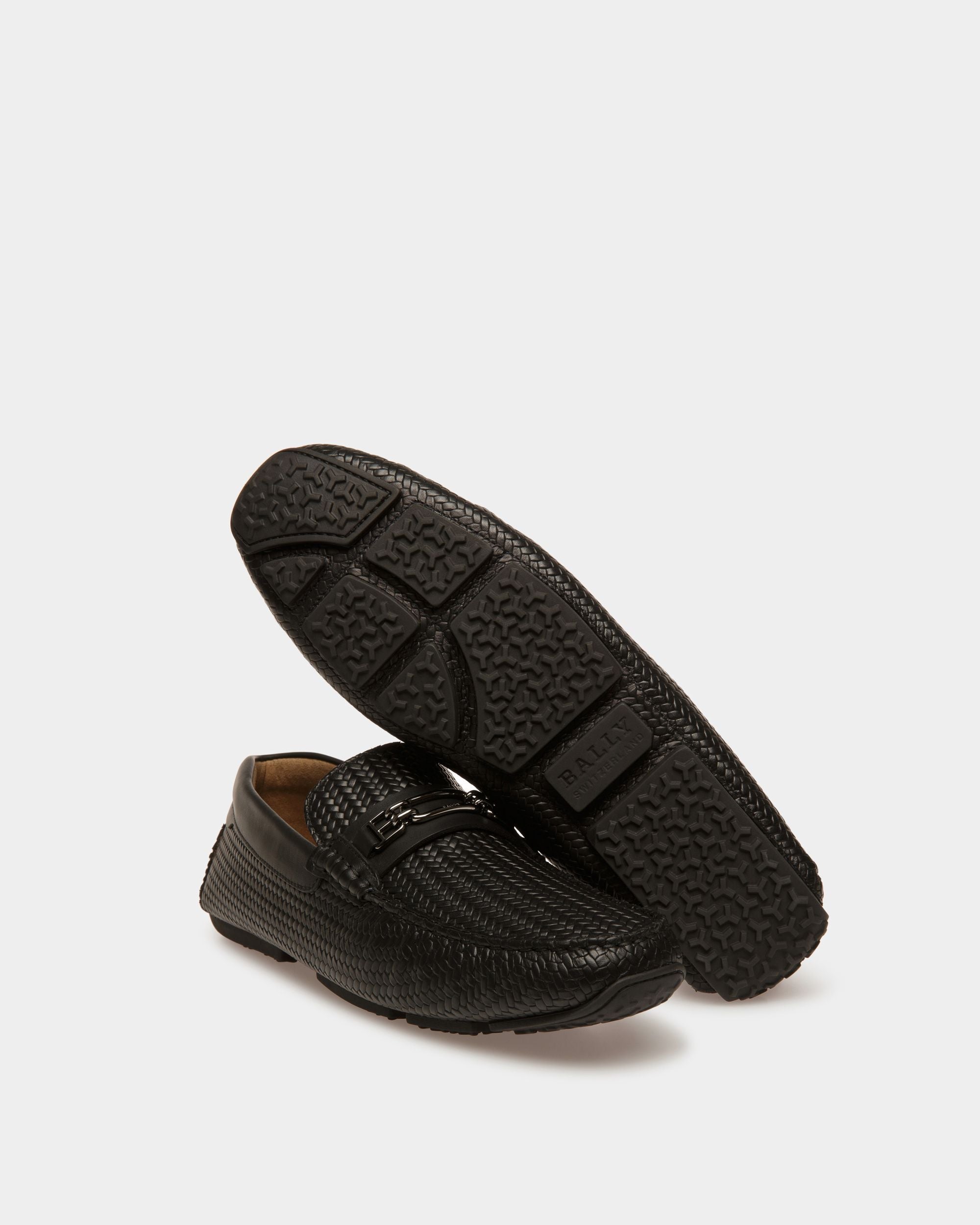 Bally Global - Pilot Drivers In Black Leather - Black