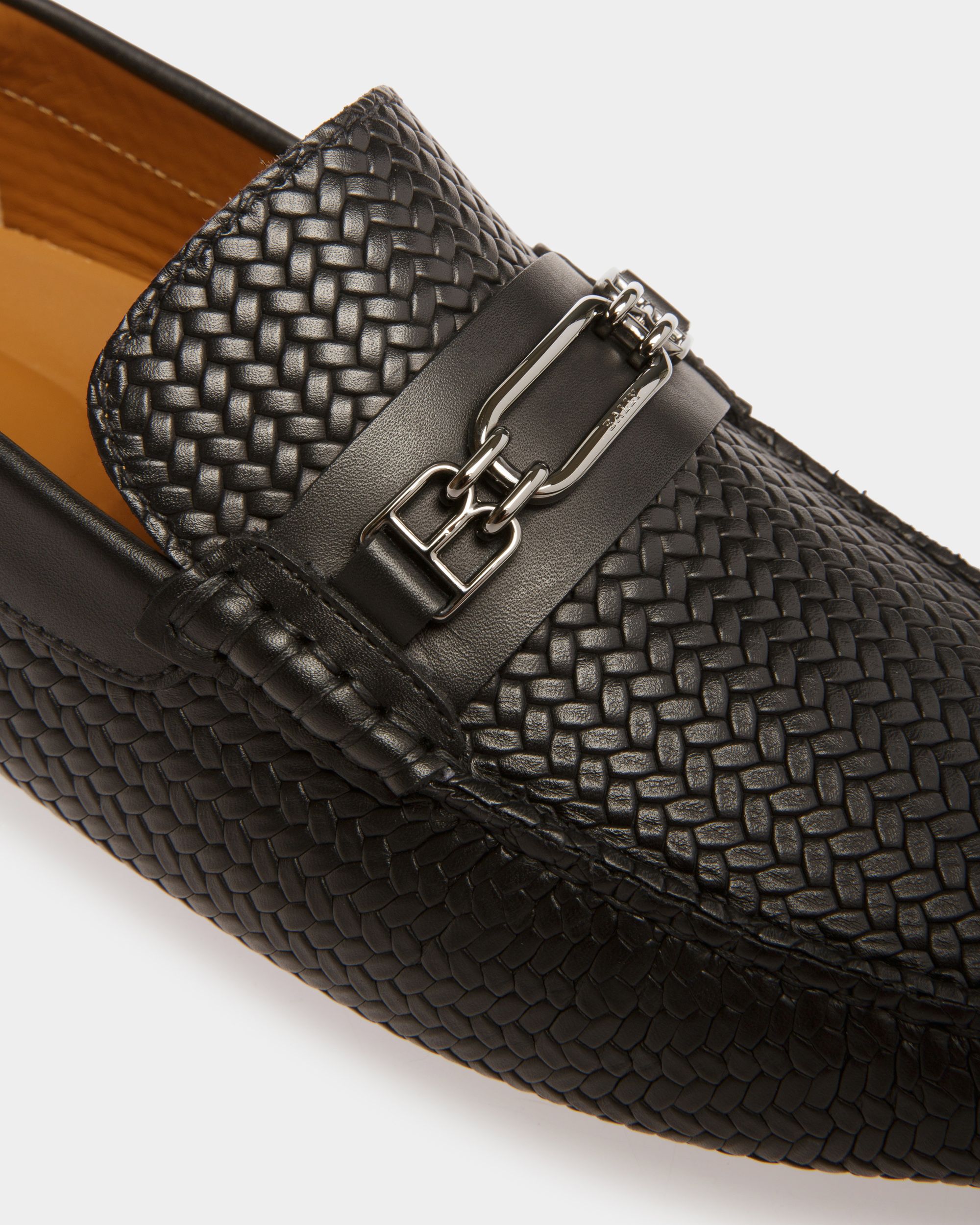 Bally Global - Pilot Drivers In Black Leather - Black