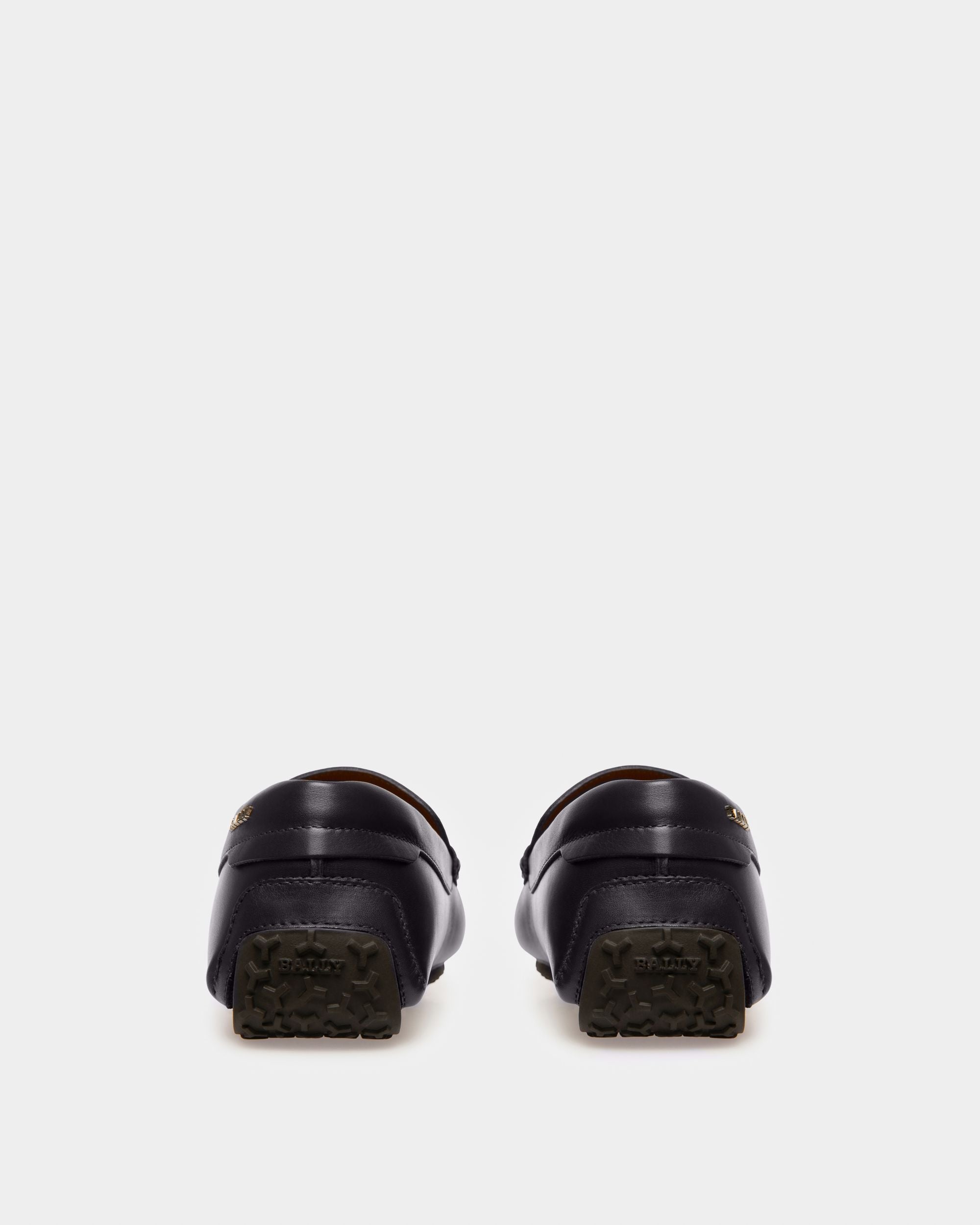 Bally Global - Philip Leather Drivers In Navy - Blue