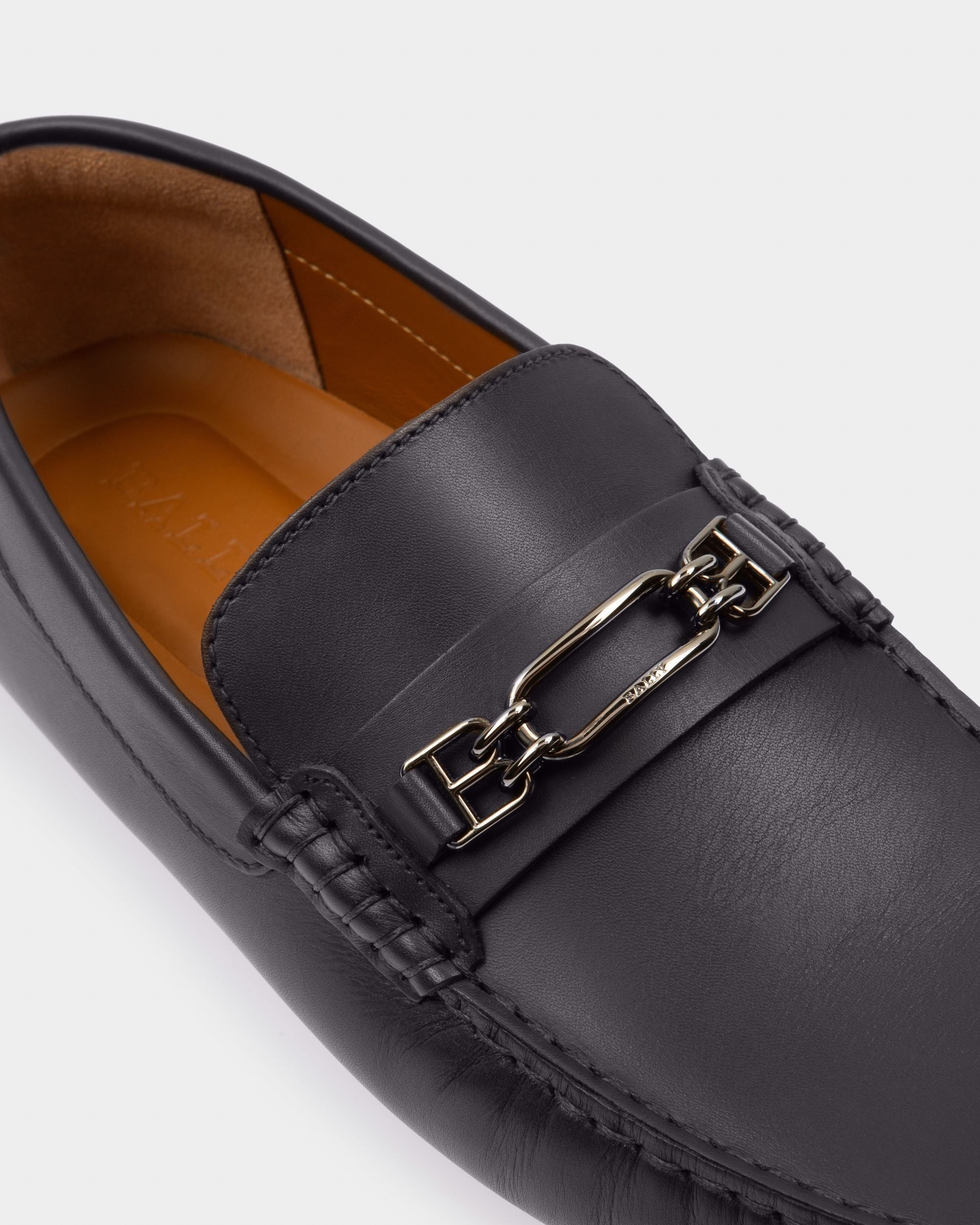 Bally Global - Philip Leather Drivers In Navy - Blue
