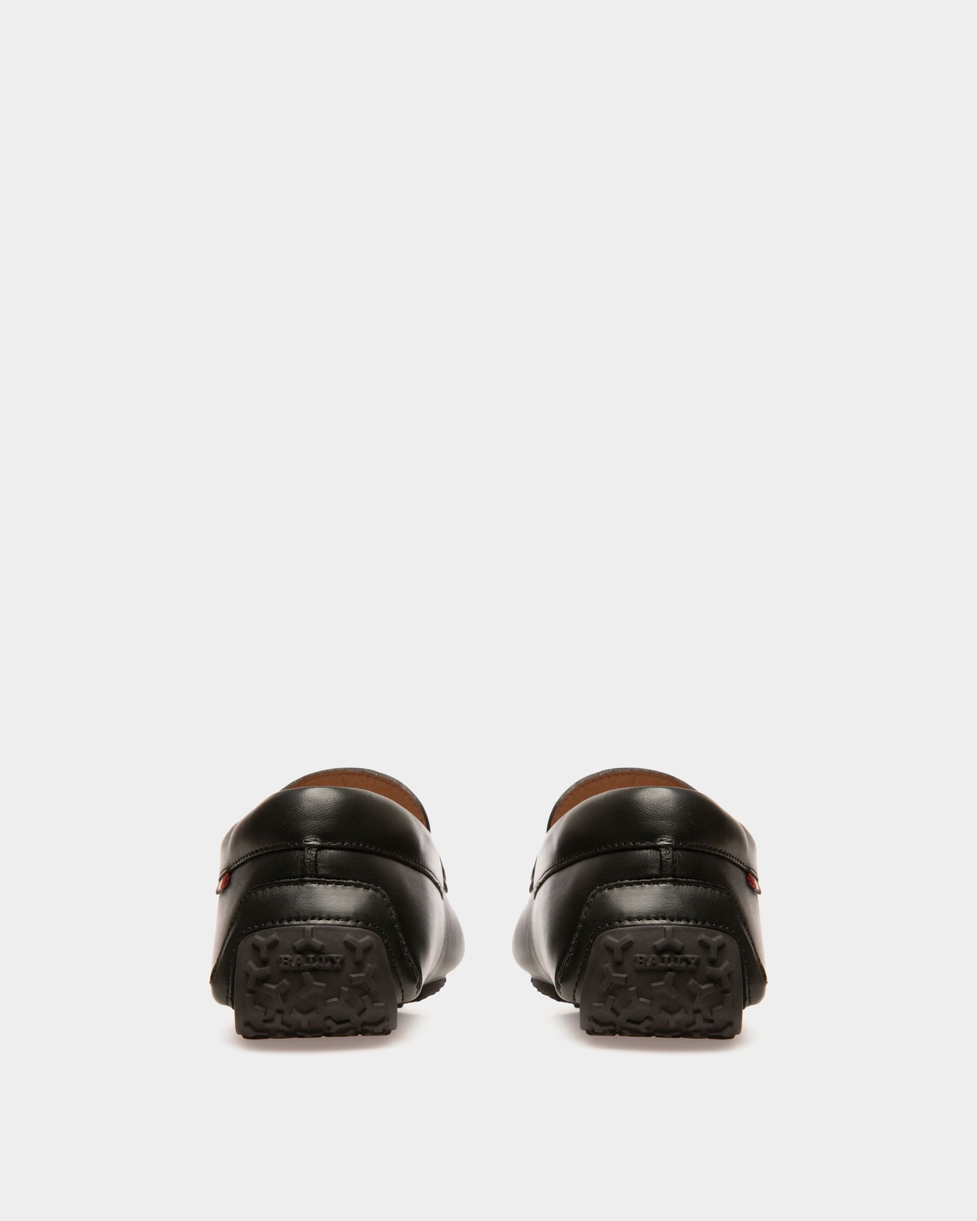 Bally Global - Palsy Leather Drivers In Black - Negro