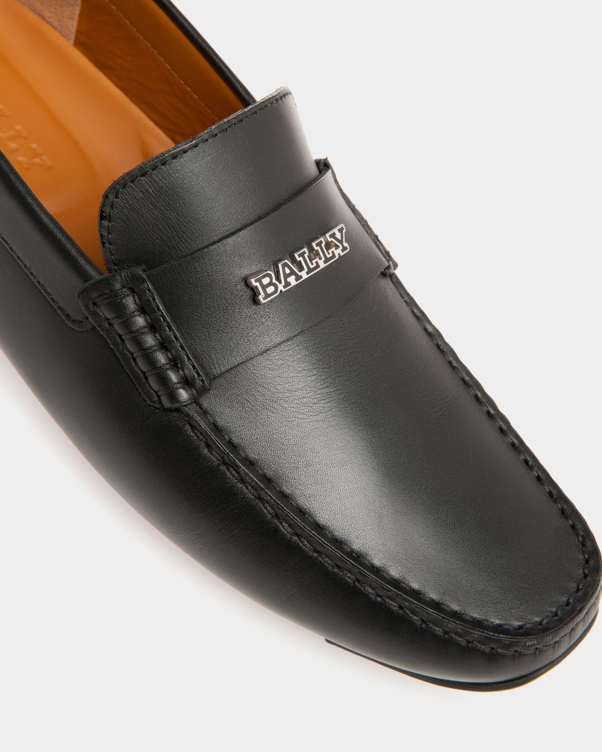 Bally Global - Palsy Leather Drivers In Black - Negro