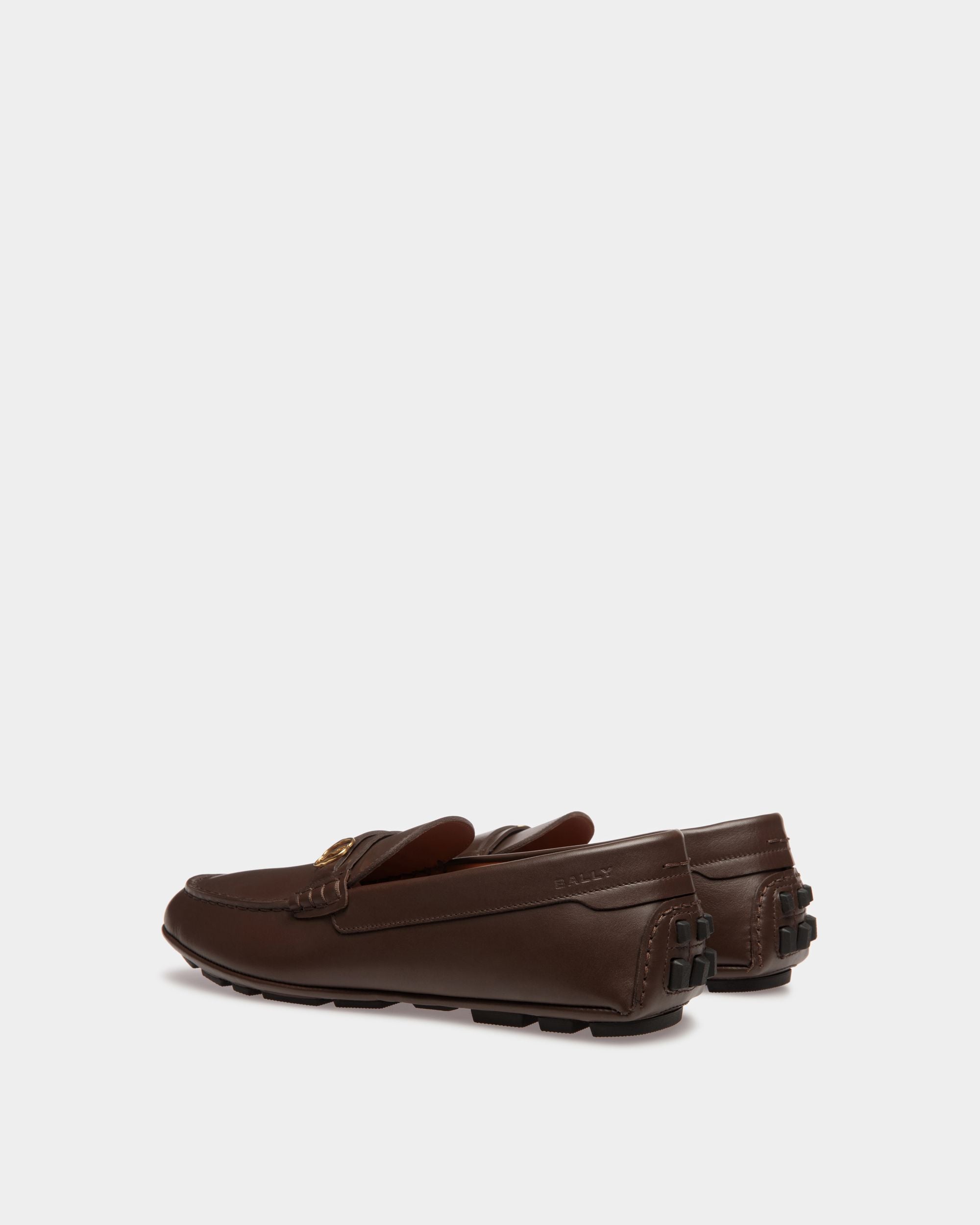 Bally Global - Kerbs Drivers In Brown Leather - Brown