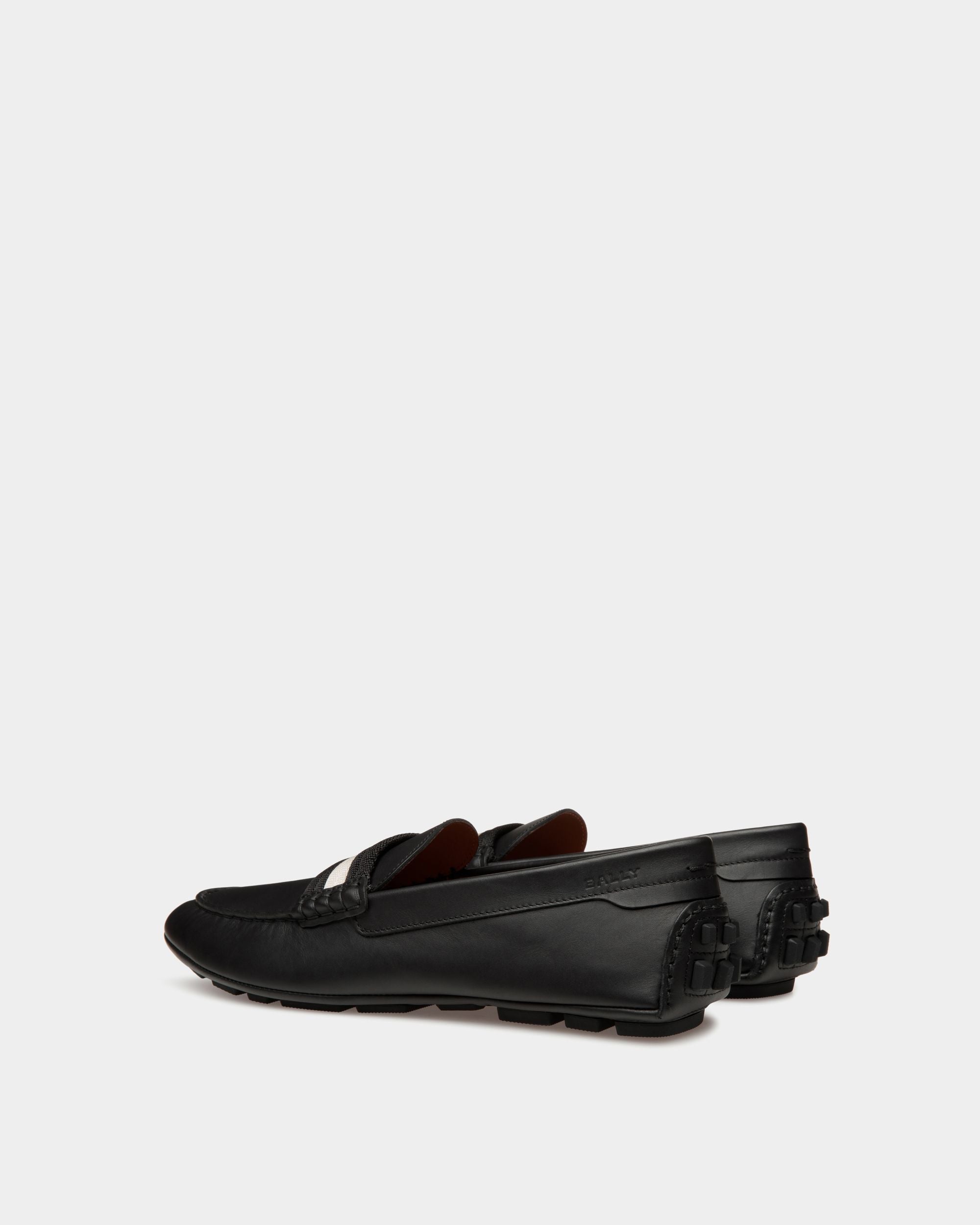 Bally Global - Kerbs Drivers In Black Leather - Black