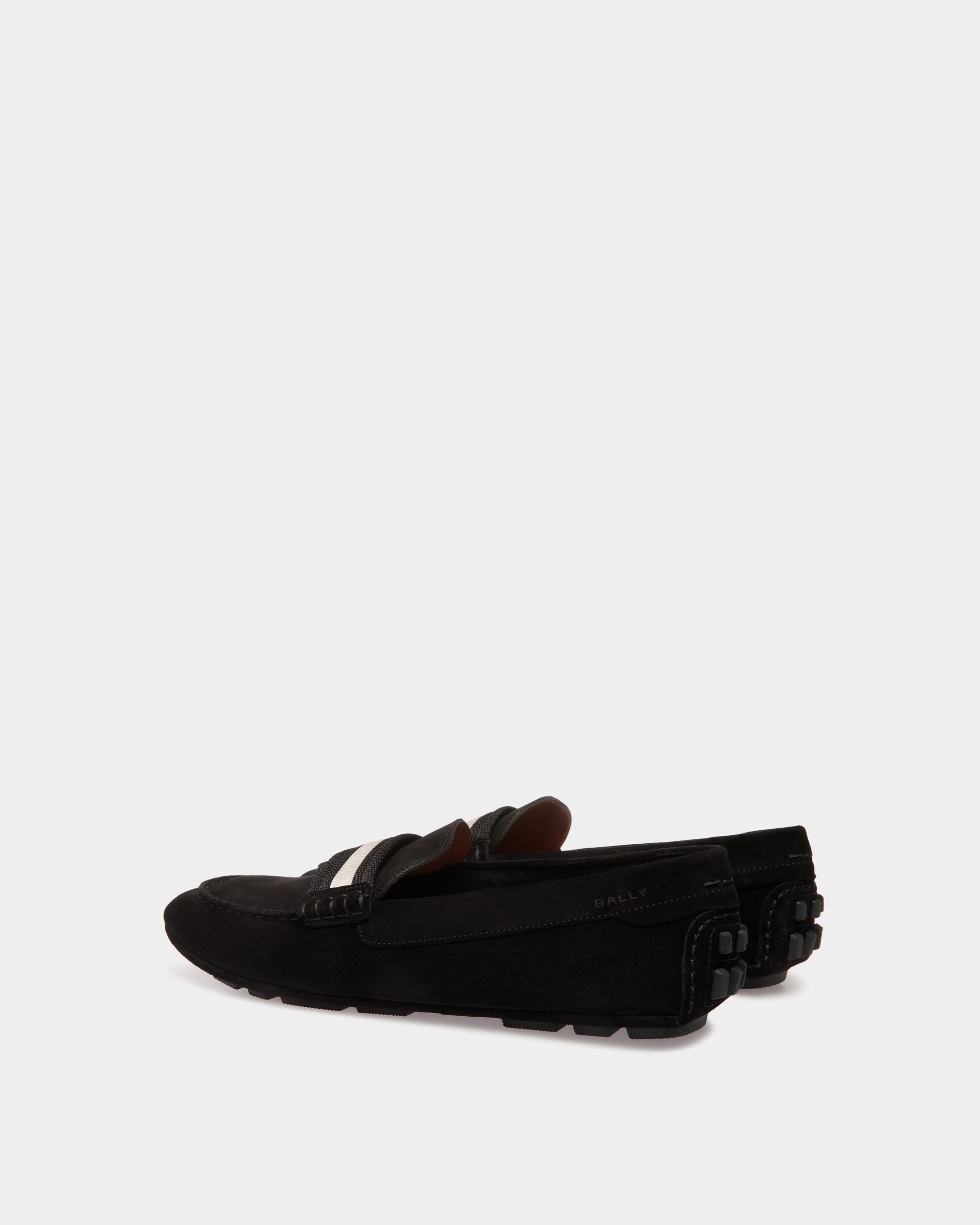 Bally Global - Kerbs Drivers In Black Leather - Black
