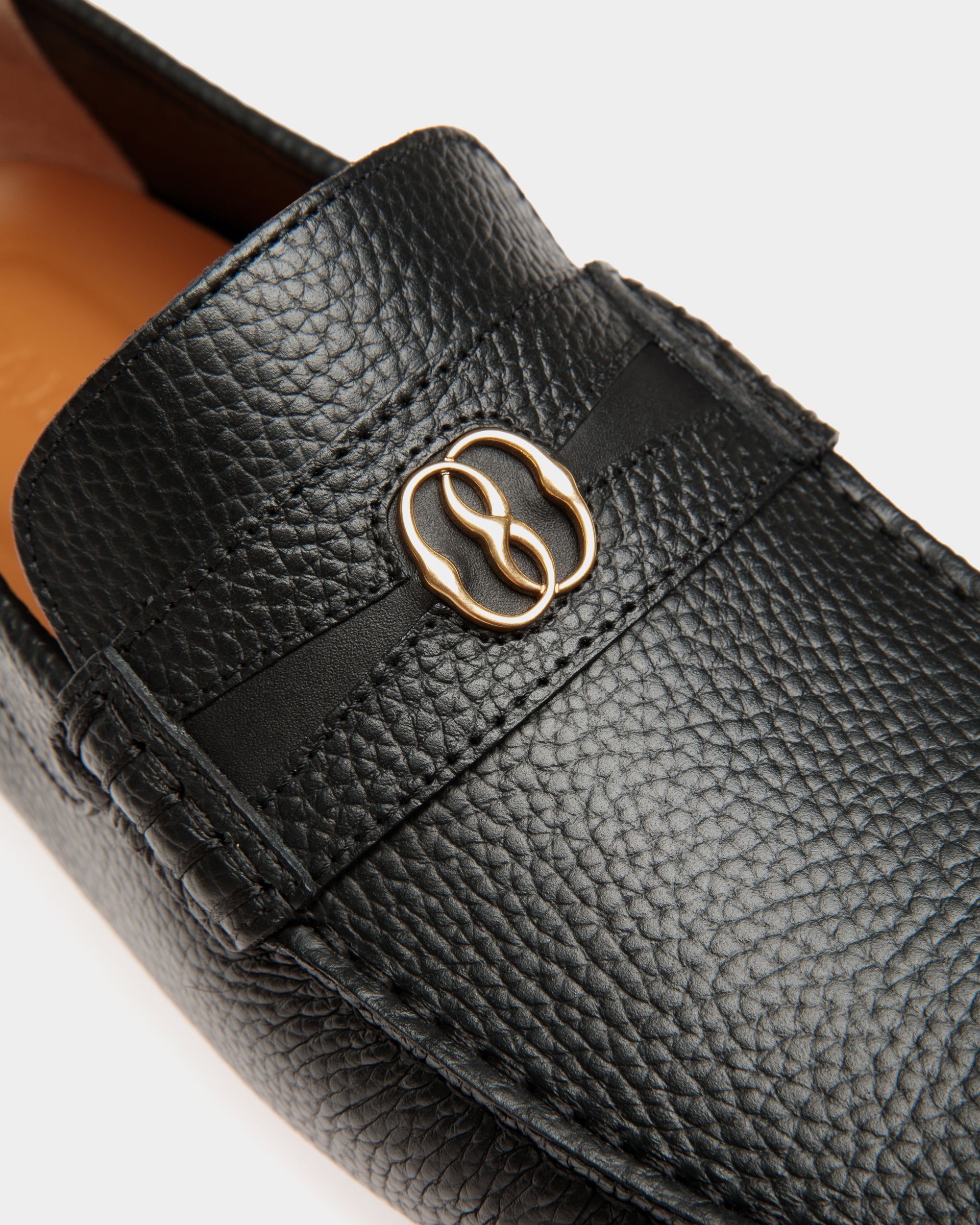 Bally Global - Pilot Drivers In Black Leather - Black