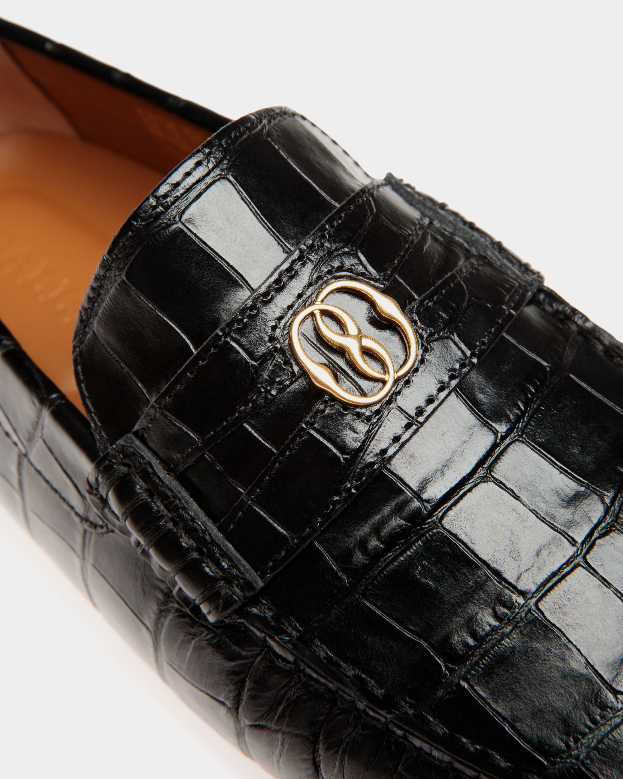 Bally Global - Pilot Drivers In Black Leather - Black