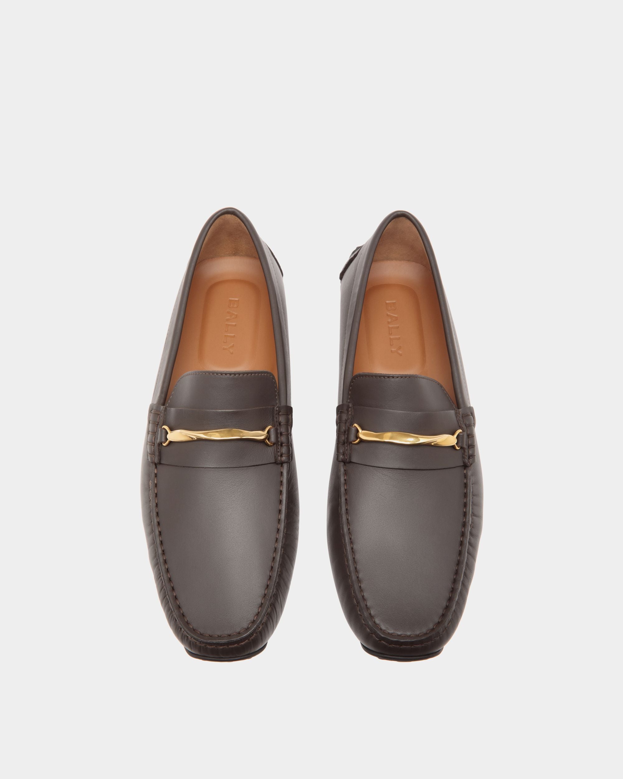 Bally Global - Pilot Drivers In Brown Leather - Brown