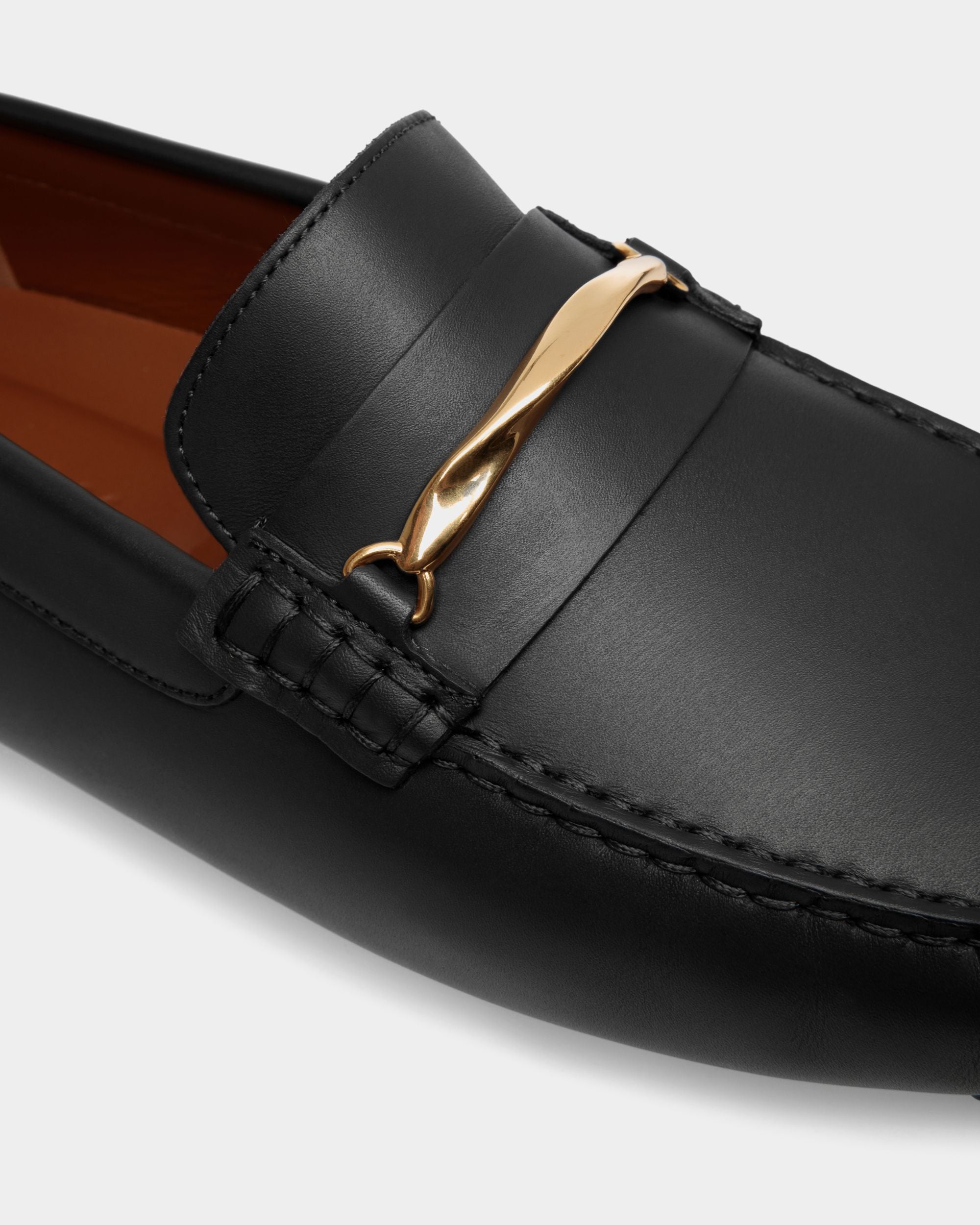Bally Global - Pilot Drivers In Black Leather - Black