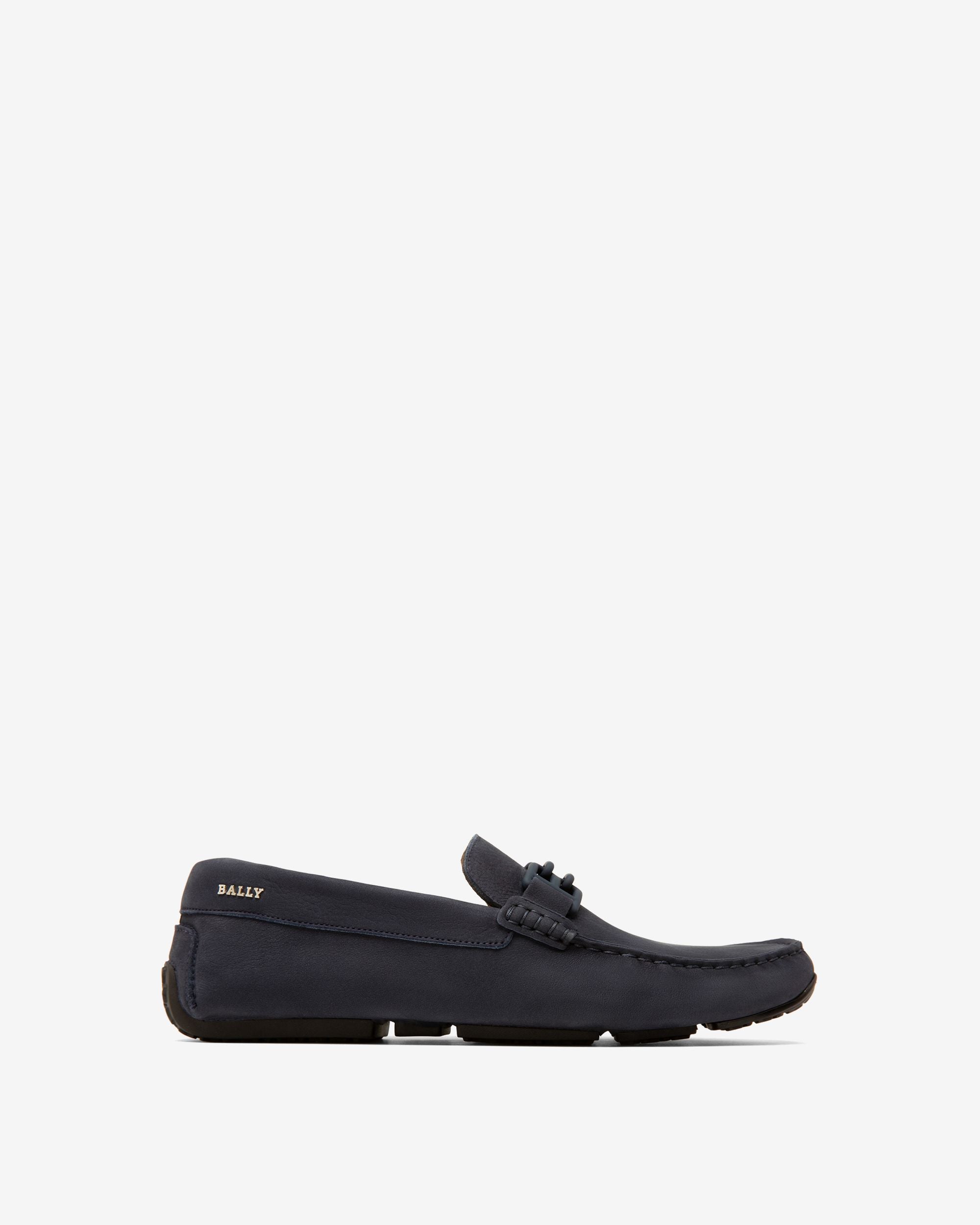 Bally Global - Parsal Leather Drivers In Midnight Blue - Blue