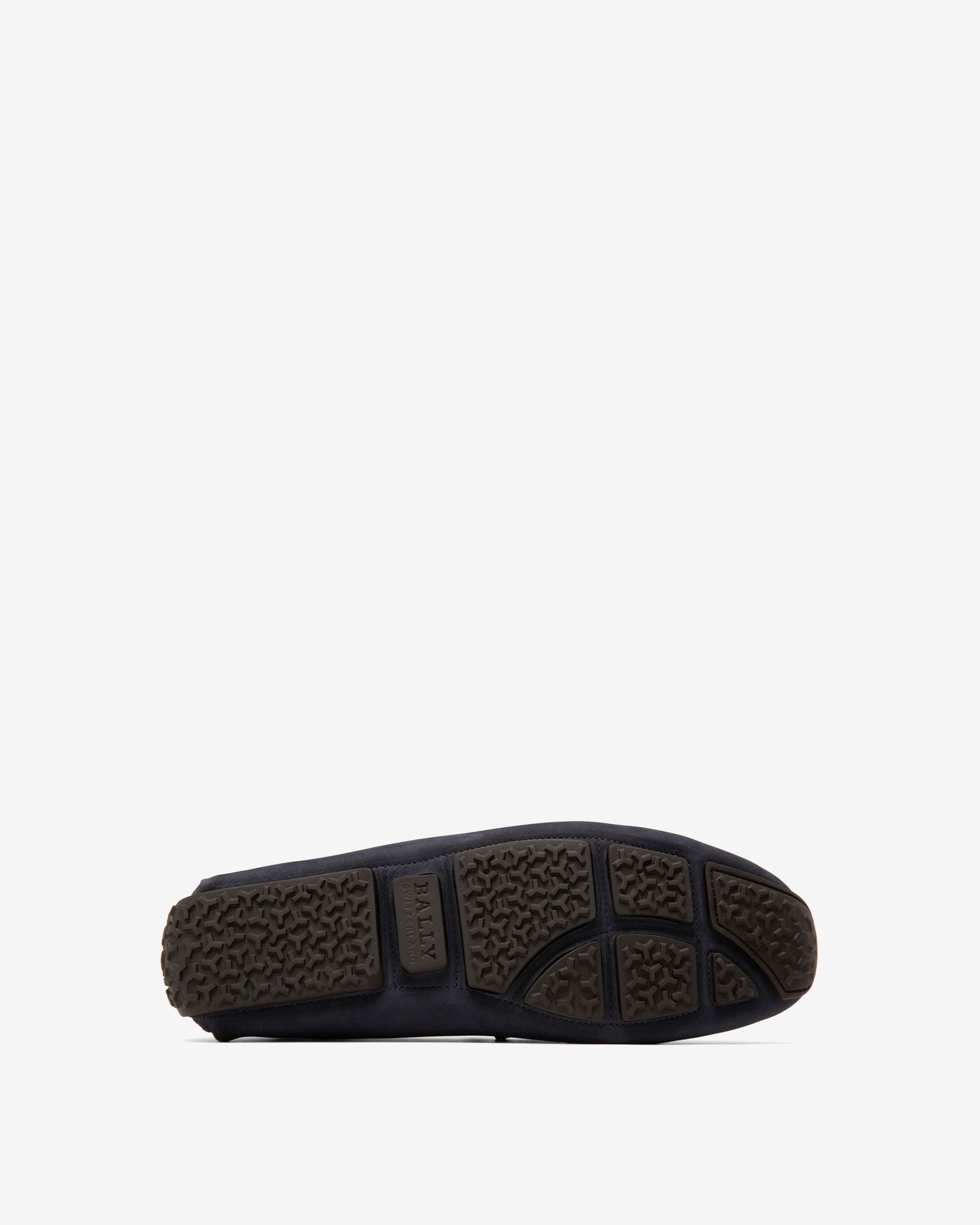 Bally Global - Parsal Leather Drivers In Midnight Blue - Blue