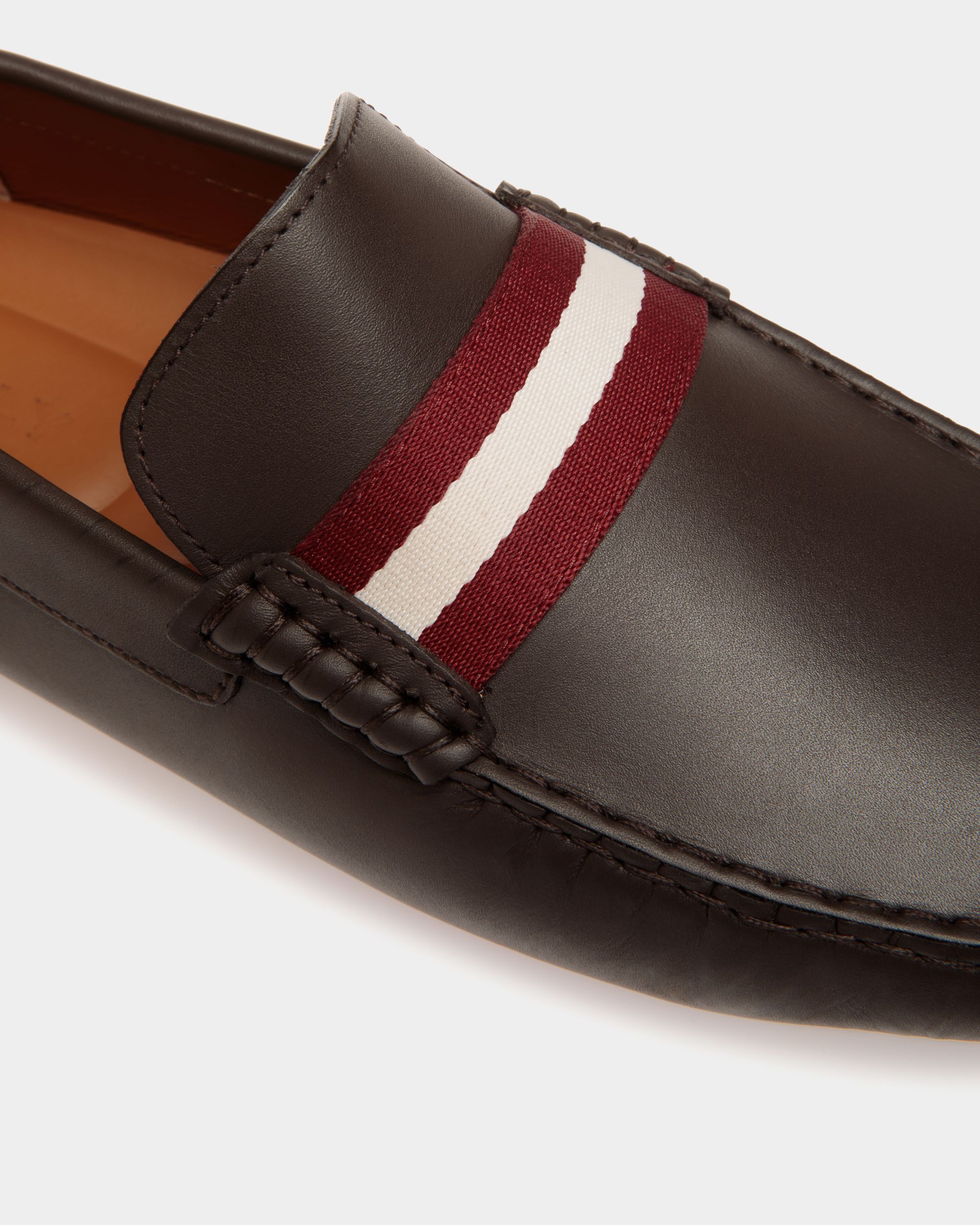 Bally Global - Pilot Driver In Ebano Leather - Brown