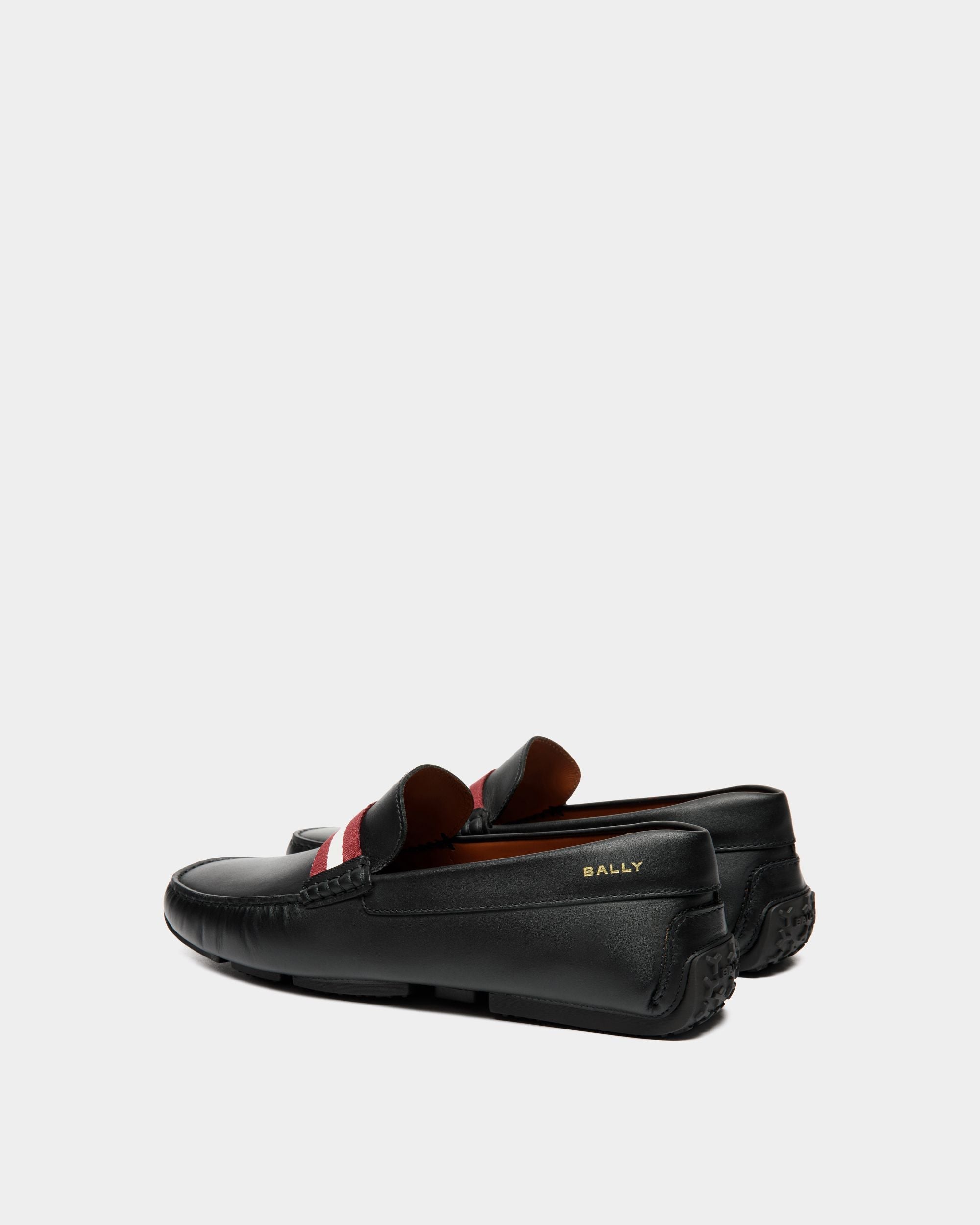 Bally Global - Zapato Driver Pilot De Piel Negra - Negro