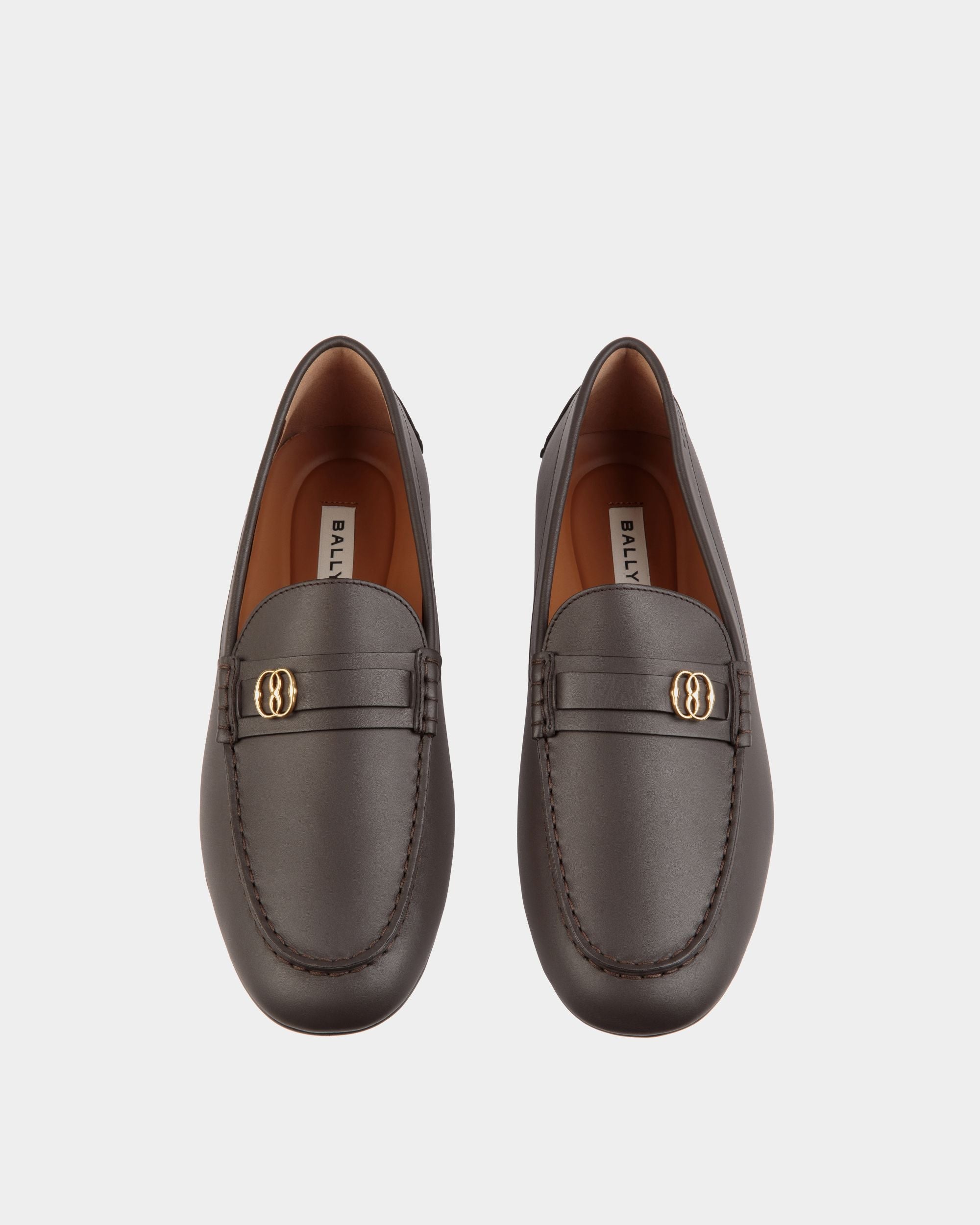 Bally Global - Pilot Driver In Ebano Leather - Brown