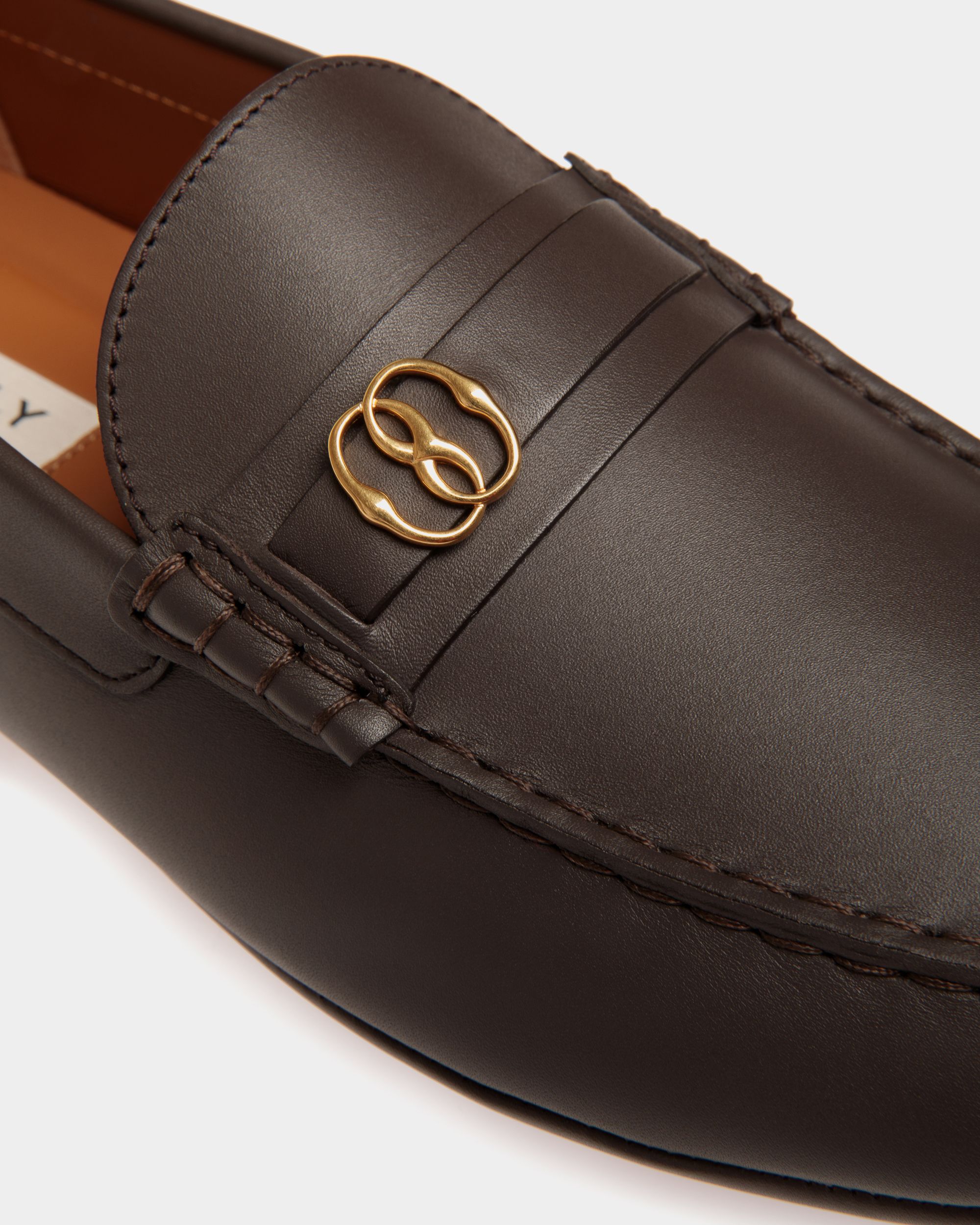 Bally Global - Pilot Driver In Ebano Leather - Brown